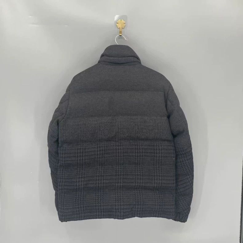 Moncler Moncler Check Wool Down Jacket-yf Size US M / EU 48-50 / 2 - 2 Thumbnail