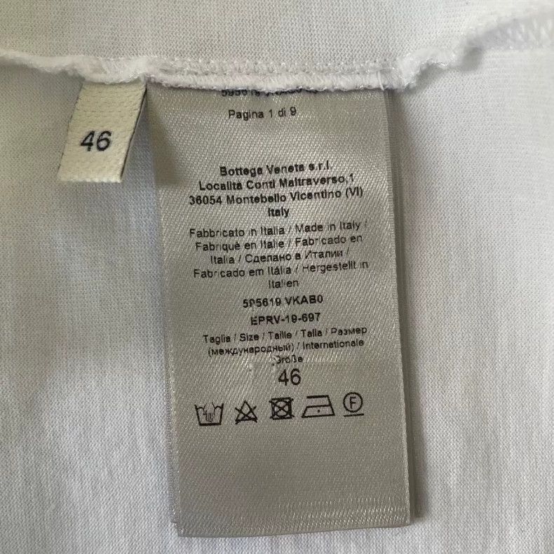 Bottega Veneta Bottega Veneta Men's Triangular T-Shirt-yf Size US S / EU 44-46 / 1 - 4 Thumbnail
