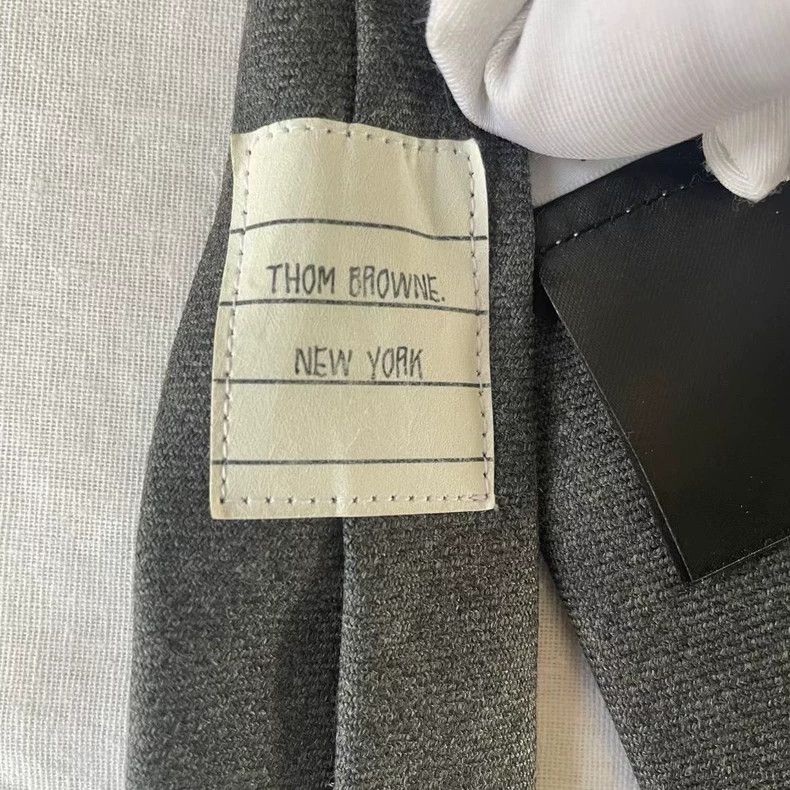 Thom Browne THOM BROWNE Tie with Red and Blue Stripes-yf Size ONE SIZE - 4 Thumbnail