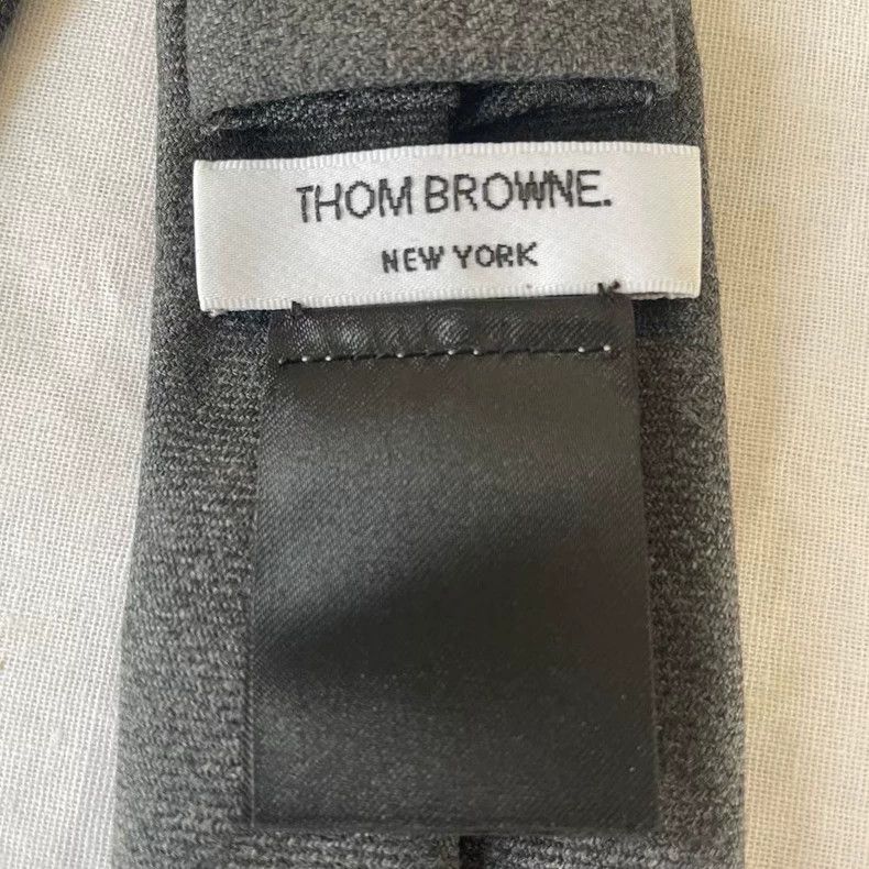 Thom Browne THOM BROWNE Tie with Red and Blue Stripes-yf Size ONE SIZE - 2 Thumbnail