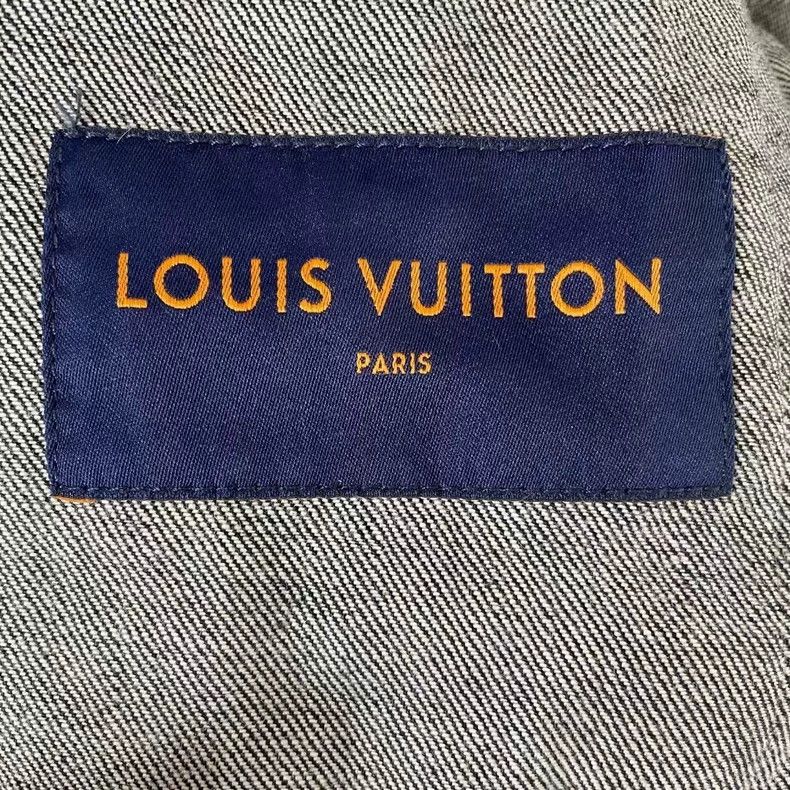 Louis Vuitton Louis Vuitton Denim Jacket with Ribbon Detail-yf Size US L / EU 52-54 / 3 - 3 Thumbnail