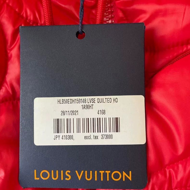 Louis Vuitton Louis Vuitton Red Quilted Cotton Jacket-yf Size US L / EU 52-54 / 3 - 5 Thumbnail