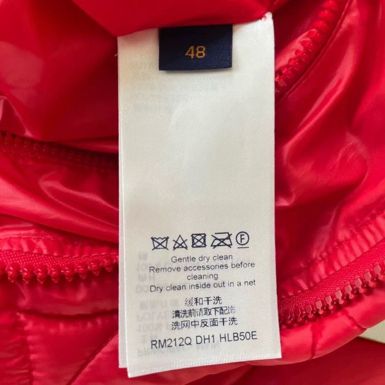 Louis Vuitton Louis Vuitton Red Quilted Cotton Jacket-yf Size US L / EU 52-54 / 3 - 3 Thumbnail