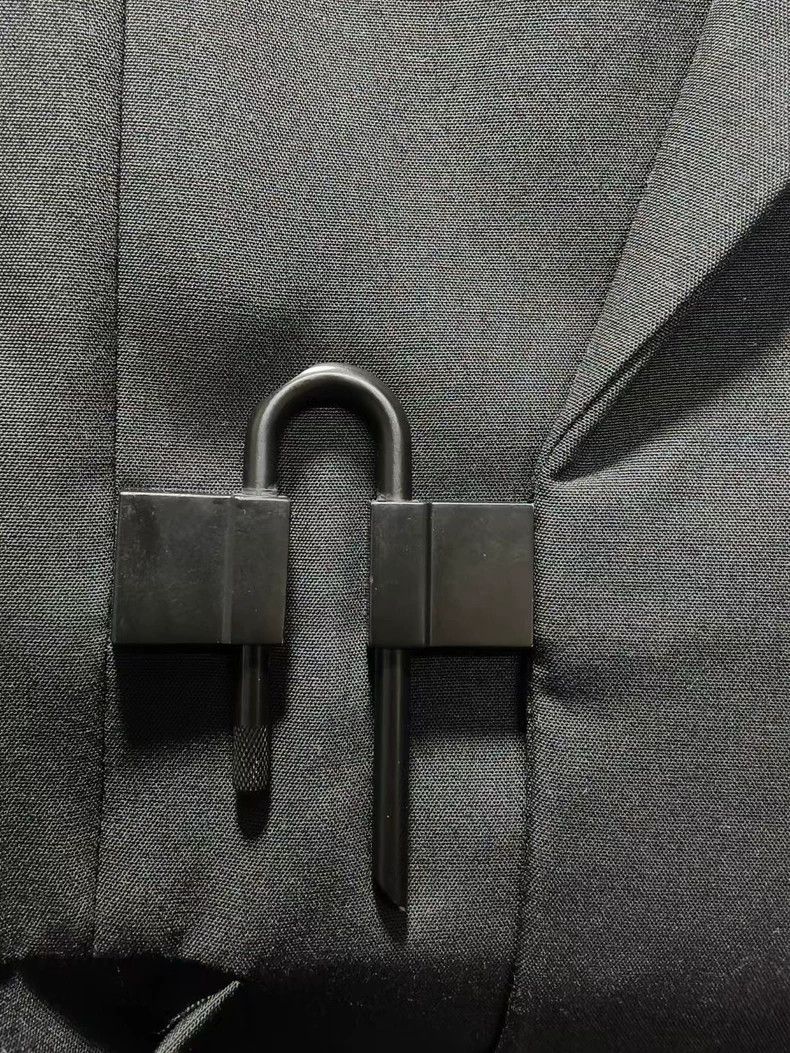 Givenchy Givenchy U-Lock Black Wool Slim Suit Jacket-yf Size US M / EU 48-50 / 2 - 5 Thumbnail