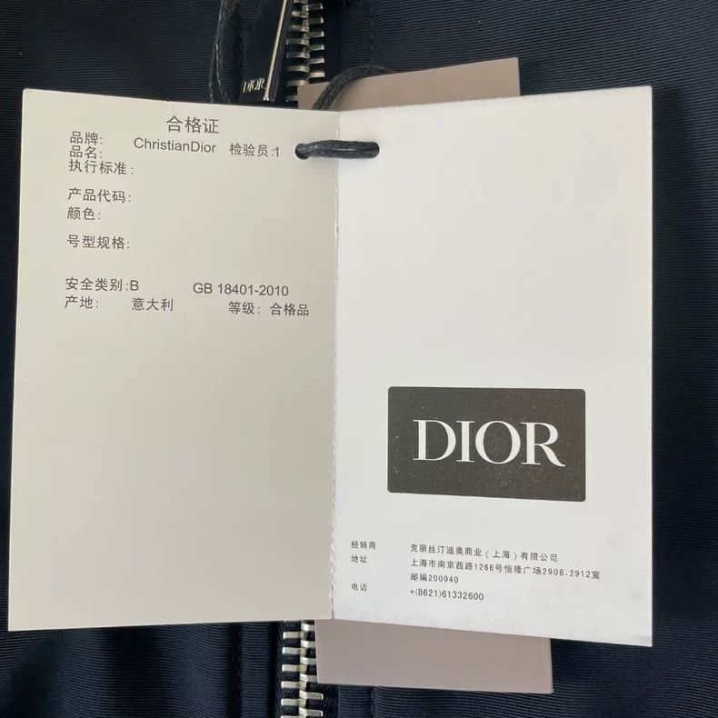 Dior Dior Navy Blue MA1 Flight Jacket-yf Size US M / EU 48-50 / 2 - 6 Thumbnail