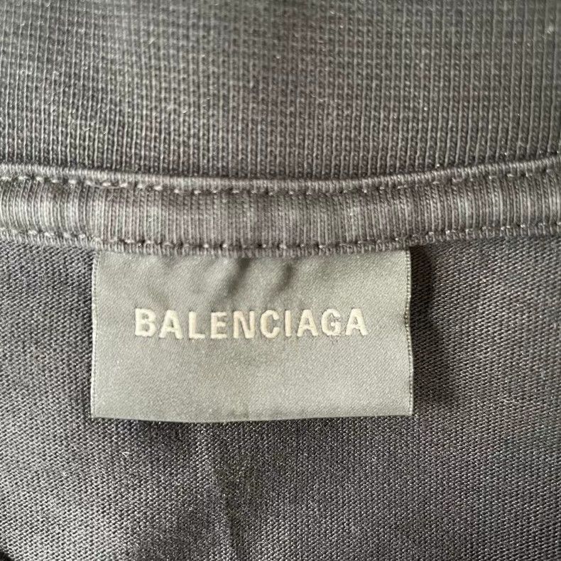 Balenciaga Balenciaga Black Logo Short Sleeve T-Shirt-yf Size US XS / EU 42 / 0 - 3 Thumbnail