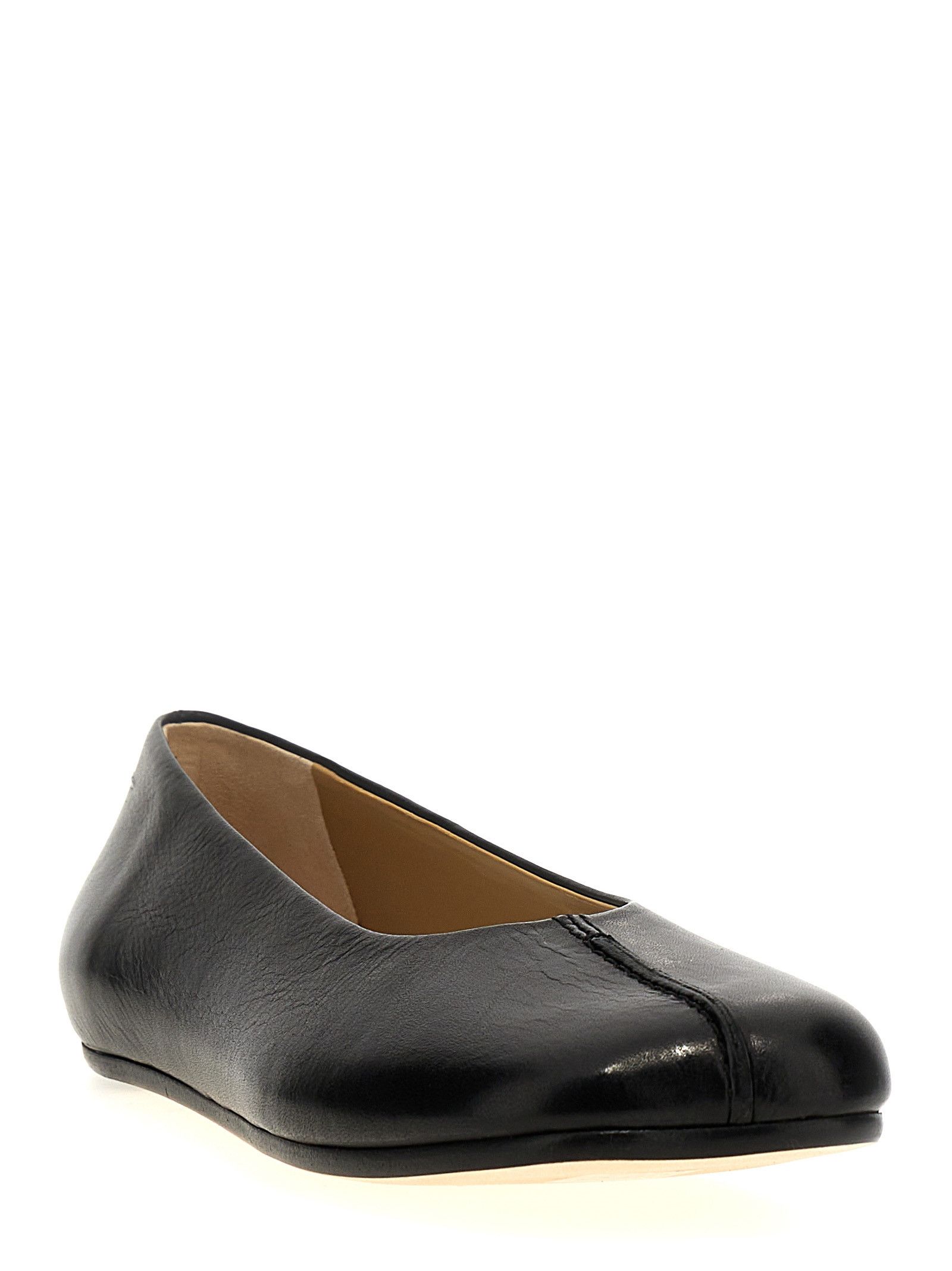 Maison Margiela Leather Ballet Flats Size US 5 / IT 35 - 2 Thumbnail