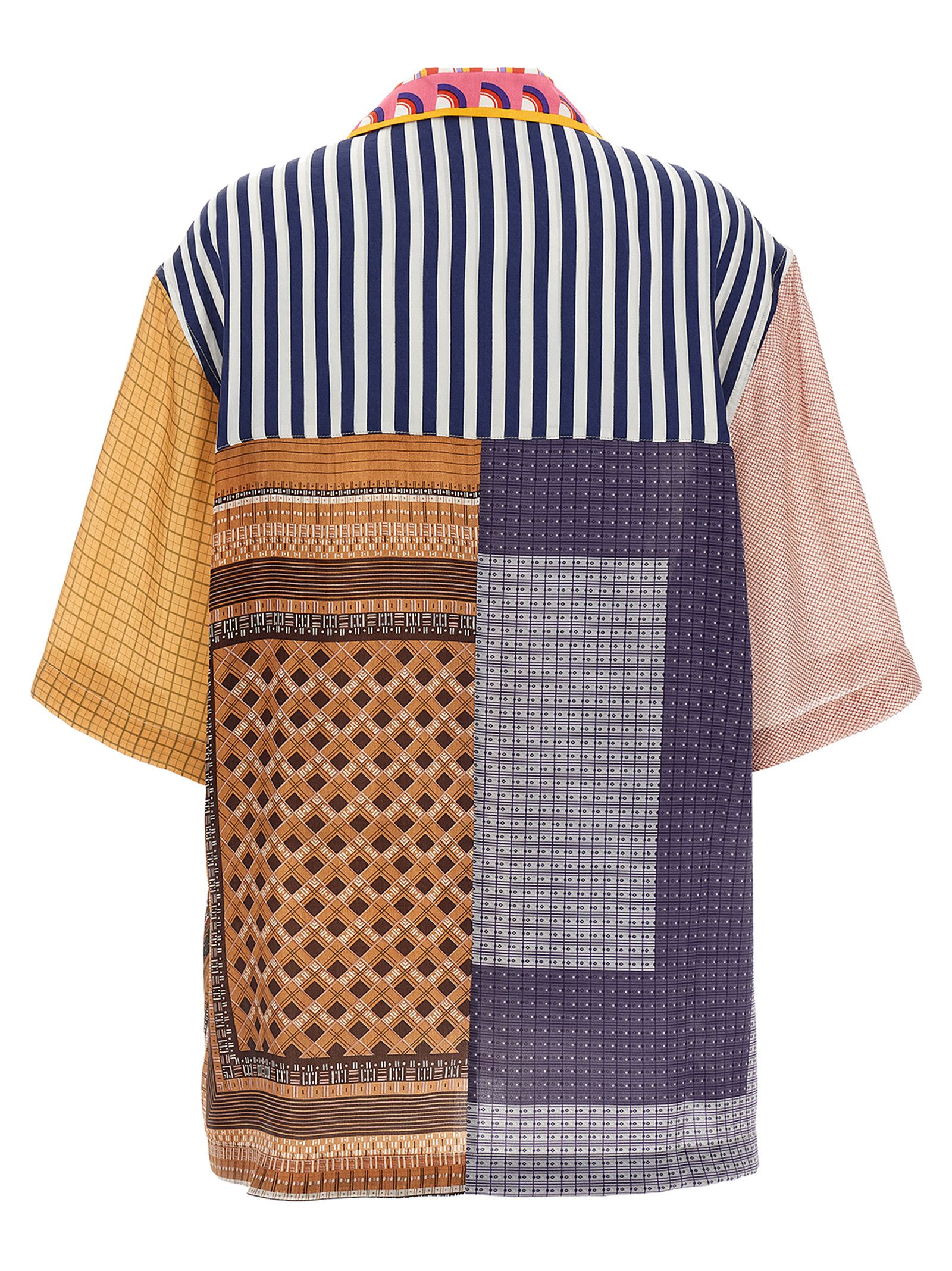 Marine Serre 'Regenerated Silk Scarves Bowling' Shirt Size XXL / US 16-18 / IT 52-54 - 6 Thumbnail