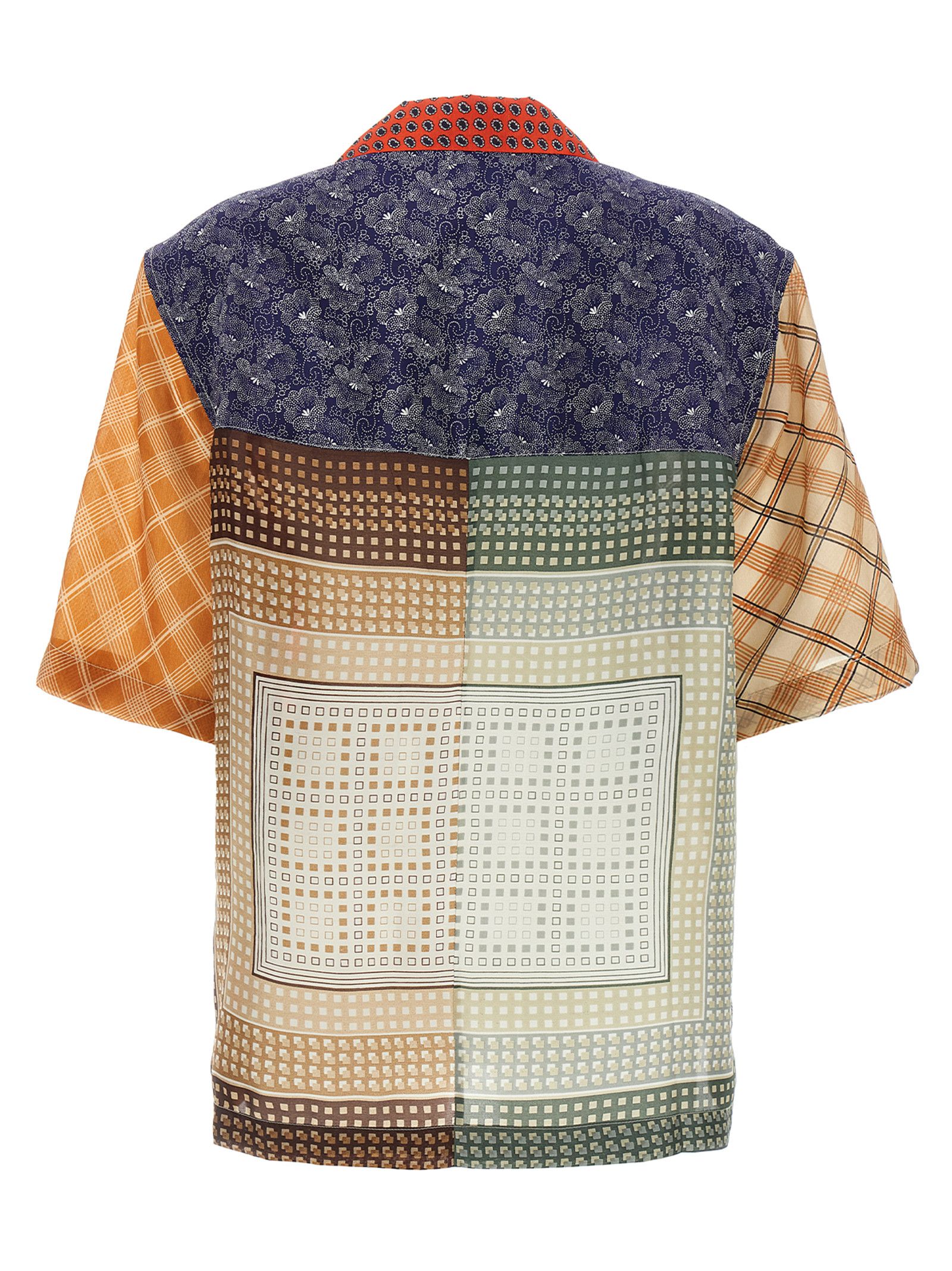 Marine Serre 'Regenerated Silk Scarves Bowling' Shirt Size XXL / US 16-18 / IT 52-54 - 4 Thumbnail