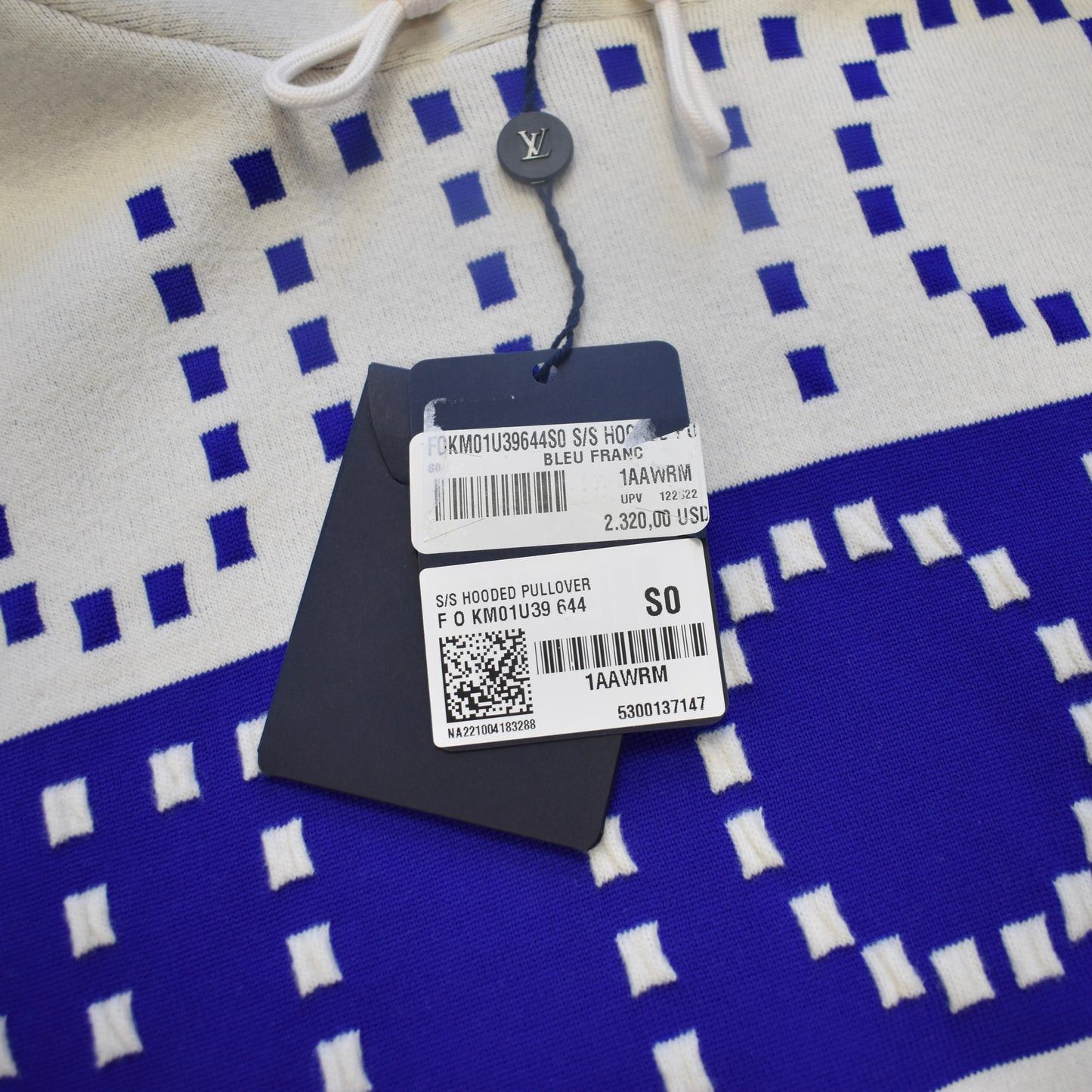 Louis Vuitton Louis Vuitton Signature Chunky Stripes Hoodie Blue White Size S / US 4 / IT 40 - 5 Thumbnail
