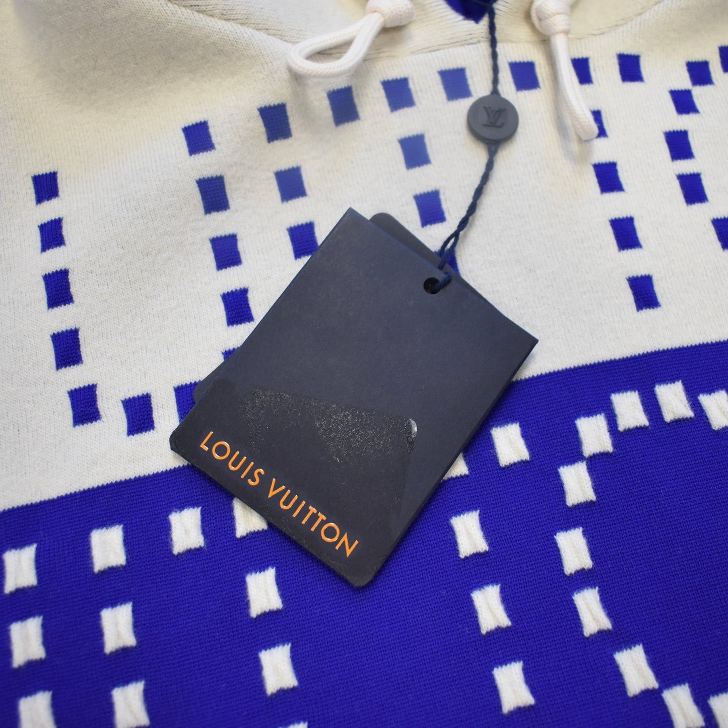 Louis Vuitton Louis Vuitton Signature Chunky Stripes Hoodie Blue White Size S / US 4 / IT 40 - 4 Thumbnail