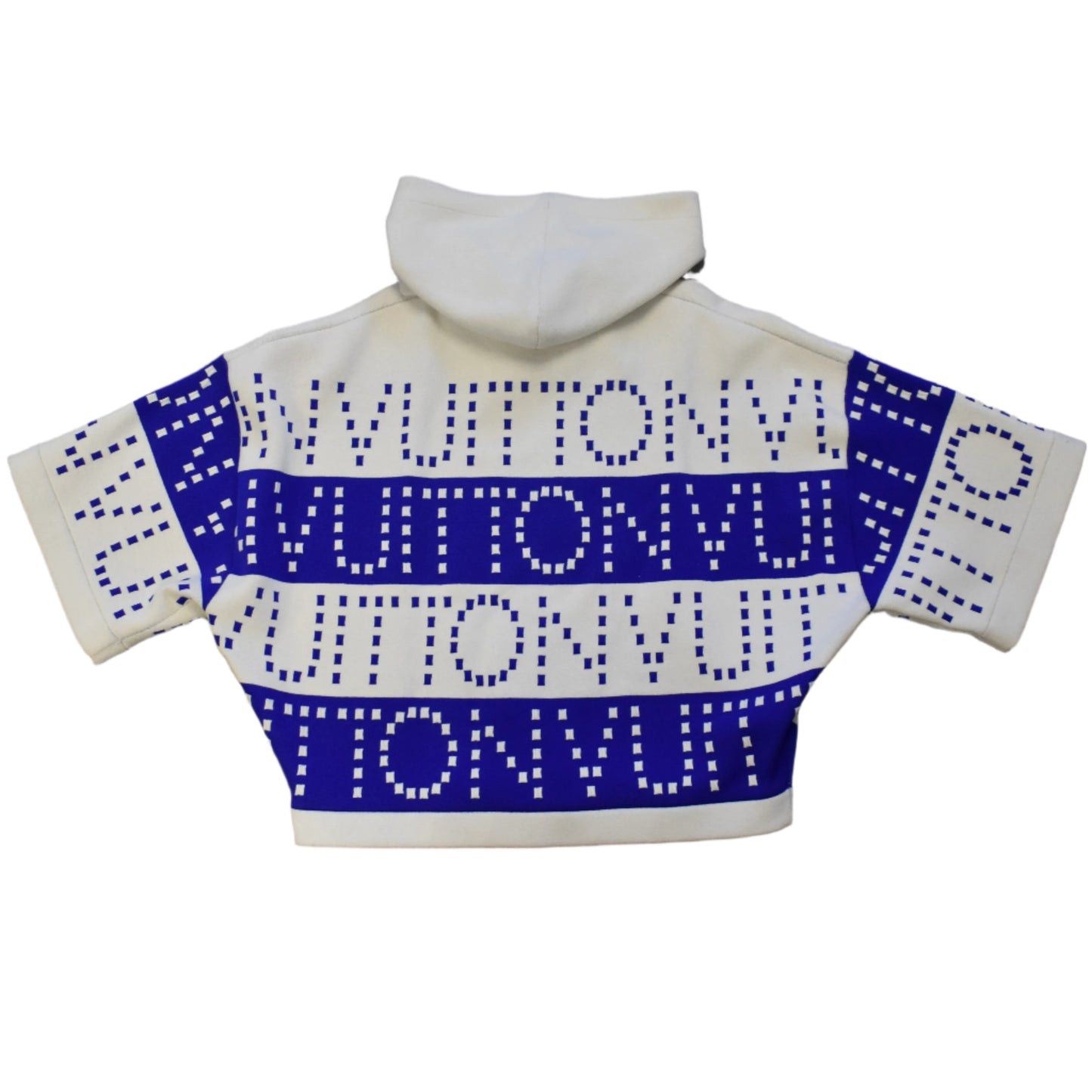 Louis Vuitton Louis Vuitton Signature Chunky Stripes Hoodie Blue White Size S / US 4 / IT 40 - 2 Thumbnail