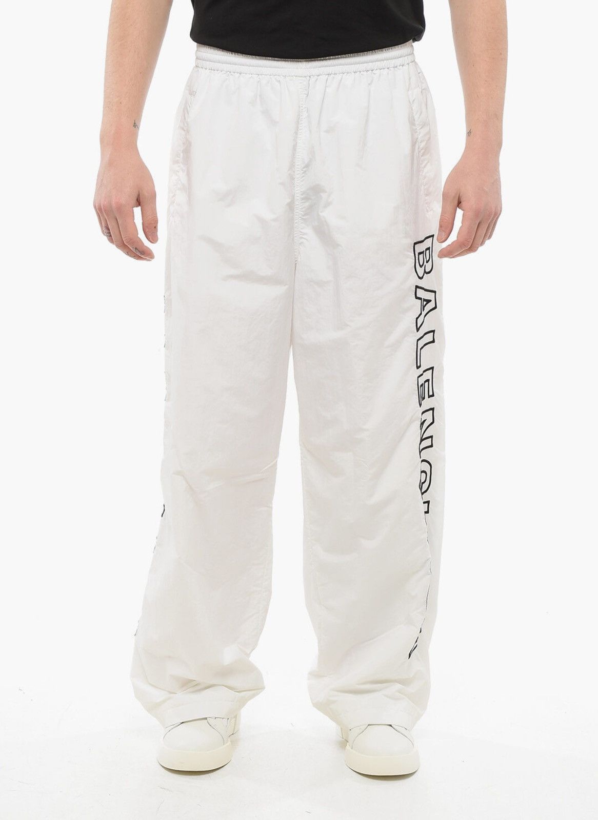 Balenciaga Outline Tracksuit Pants in White Size US 28 / EU 44 - 2 Thumbnail