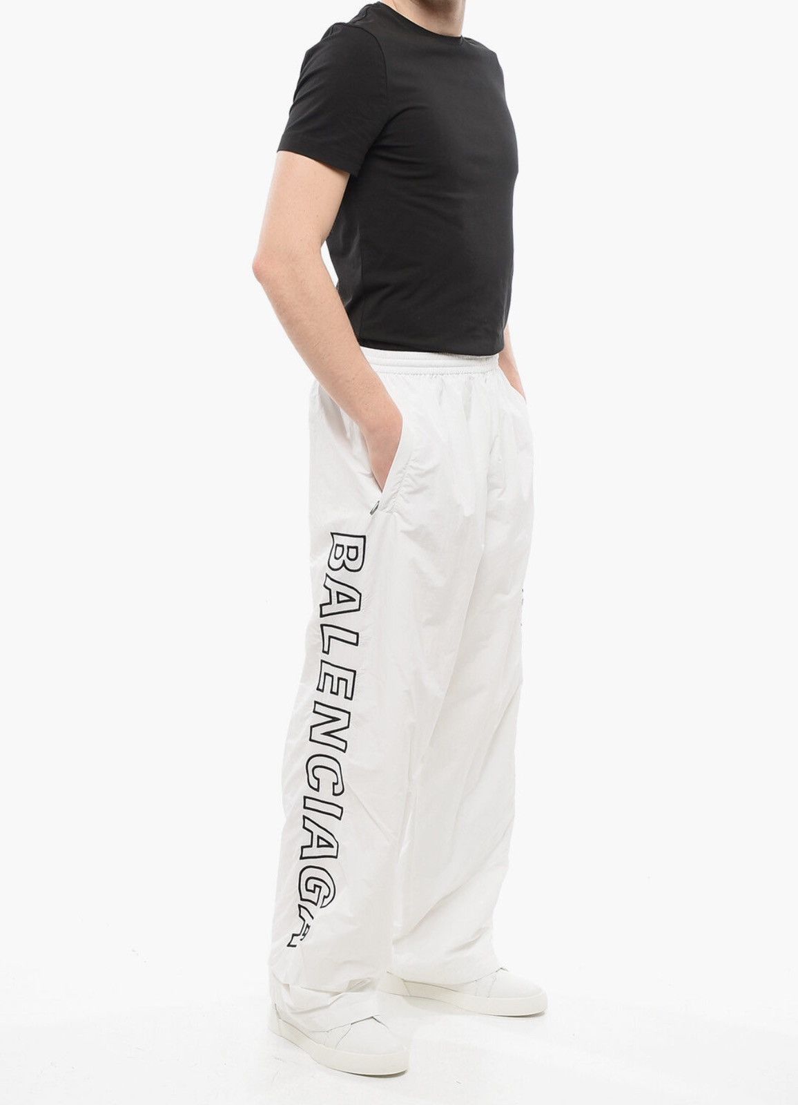 Balenciaga Outline Tracksuit Pants in White Size US 36 / EU 52 - 3 Thumbnail