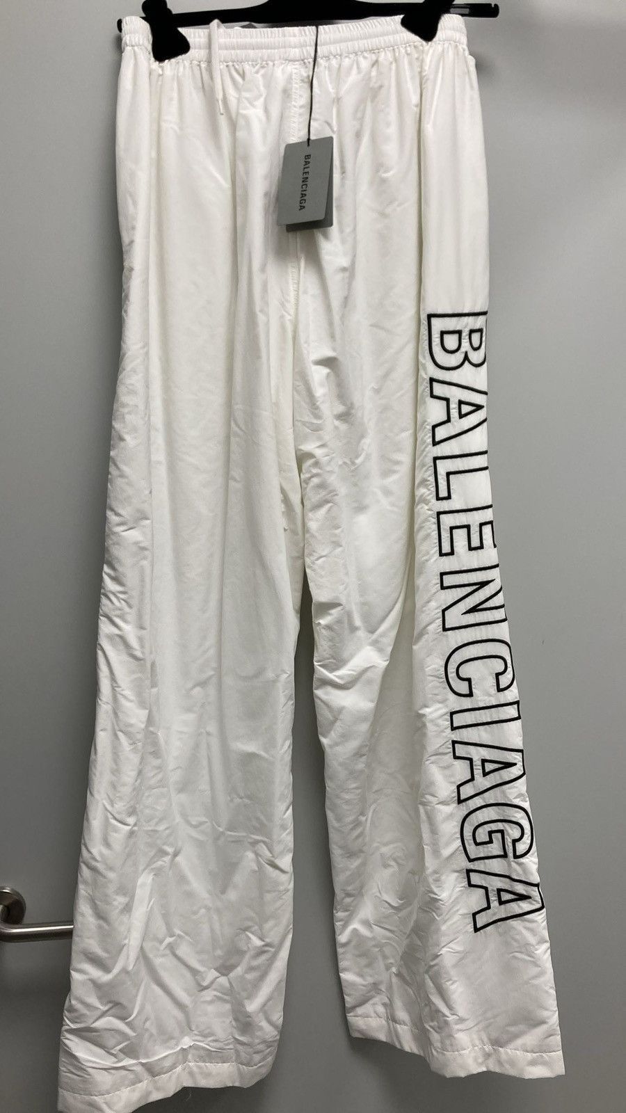 Balenciaga Outline Tracksuit Pants in White Size US 36 / EU 52 - 4 Thumbnail
