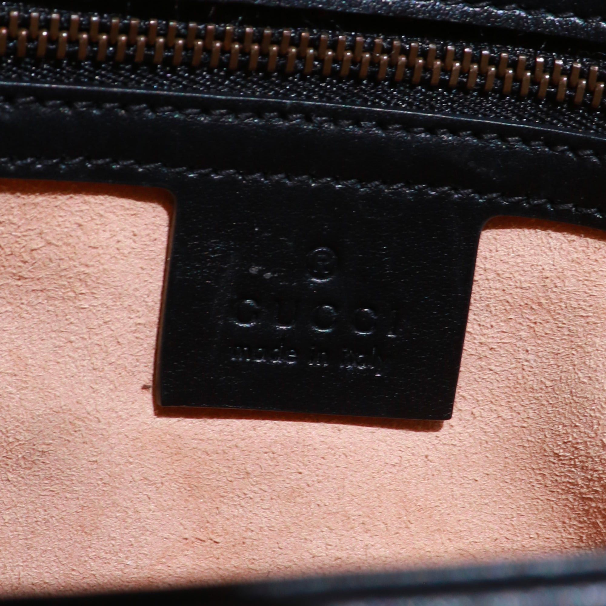 Gucci GUCCI - GG Marmont Small Size shoulder bag in black leather Size ONE SIZE - 9 Thumbnail