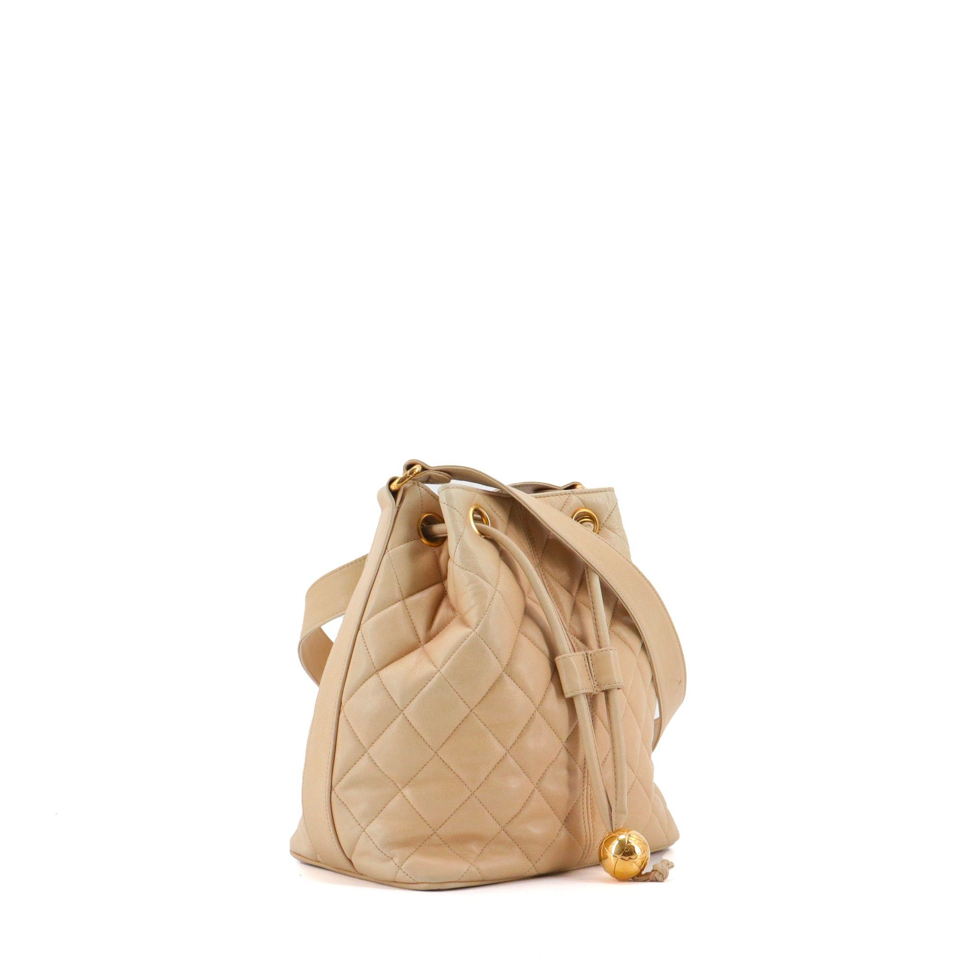 Chanel CHANEL - Vintage Chanel Cocoball shoulder bag in beige quilted leather Size ONE SIZE - 2 Thumbnail