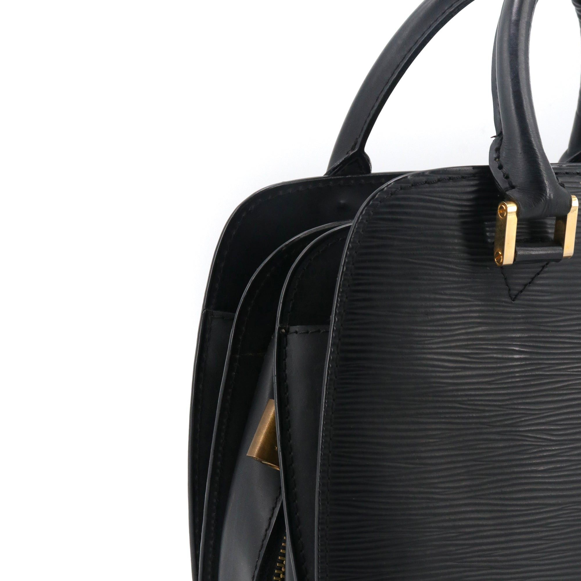 Louis Vuitton LOUIS VUITTON - Louis Vuitton Pont Neuf handbag in black epi leather Size ONE SIZE - 7 Thumbnail