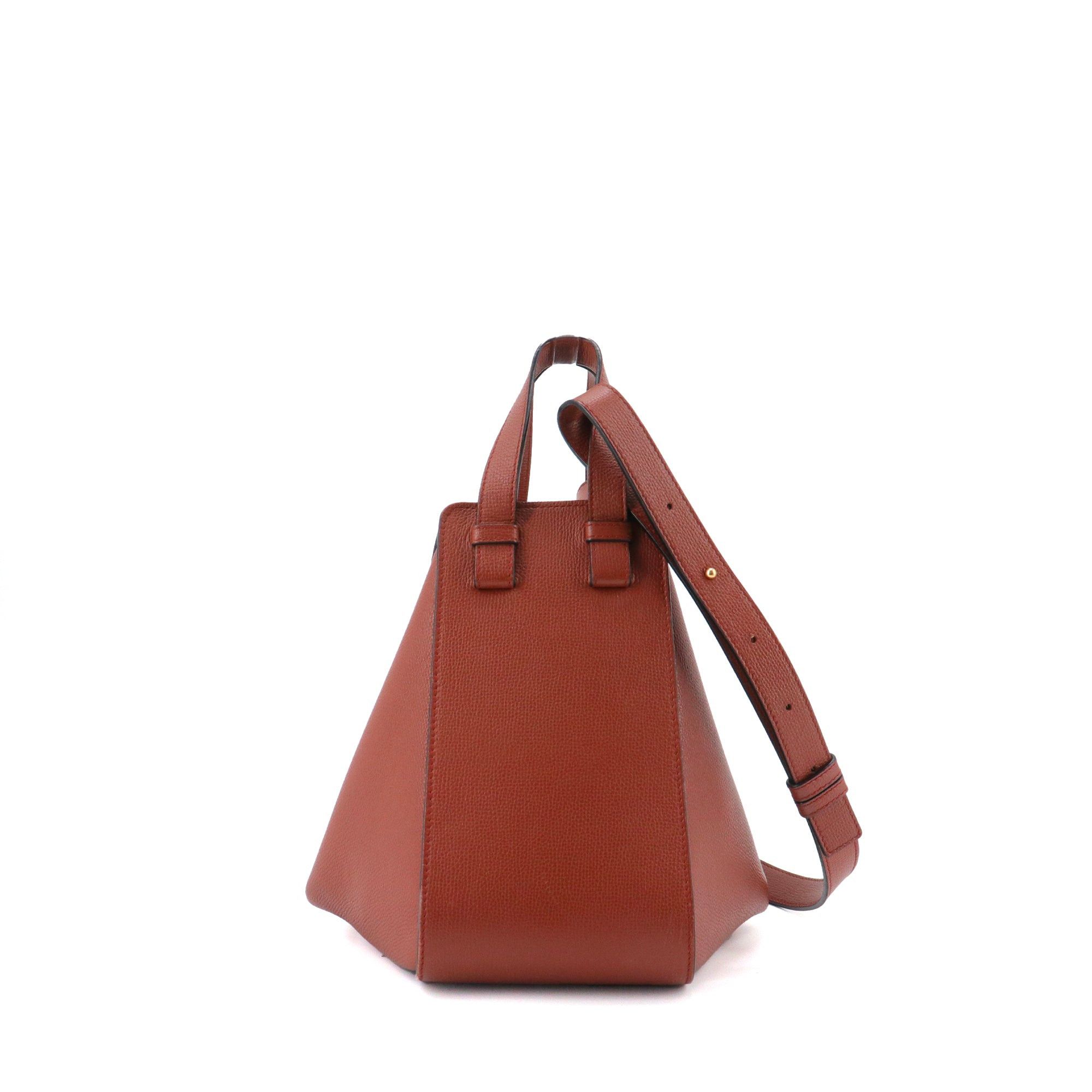 Loewe LOEWE - Loewe Hammock PM shoulder bag in brown leather Size ONE SIZE - 3 Thumbnail