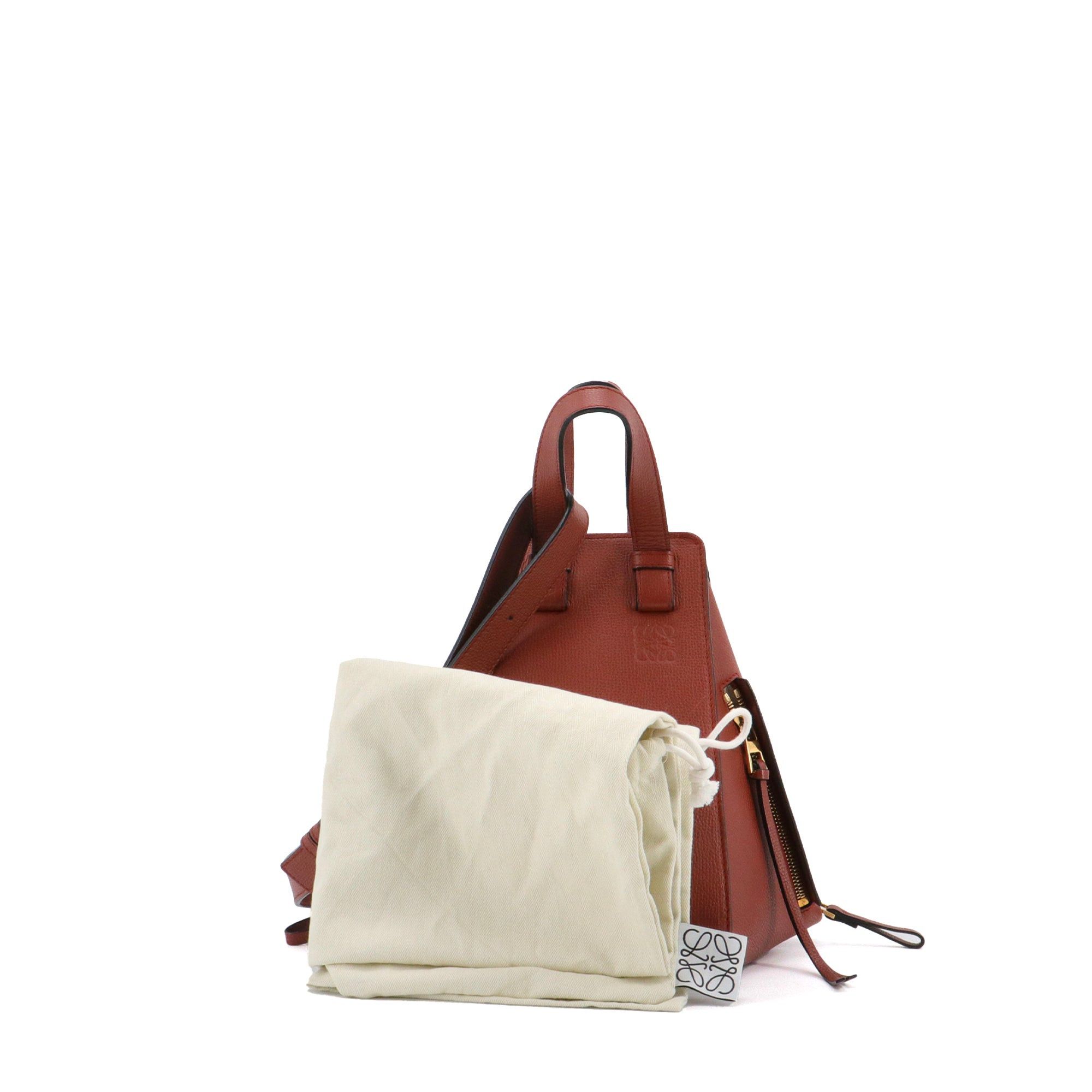 Loewe LOEWE - Loewe Hammock PM shoulder bag in brown leather Size ONE SIZE - 10 Thumbnail