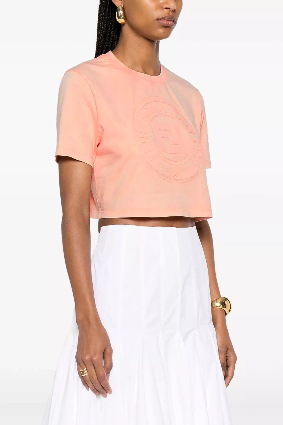 Fendi 3D 'Fendi Roma' T-shirt Size L / US 10 / IT 46 - 2 Thumbnail
