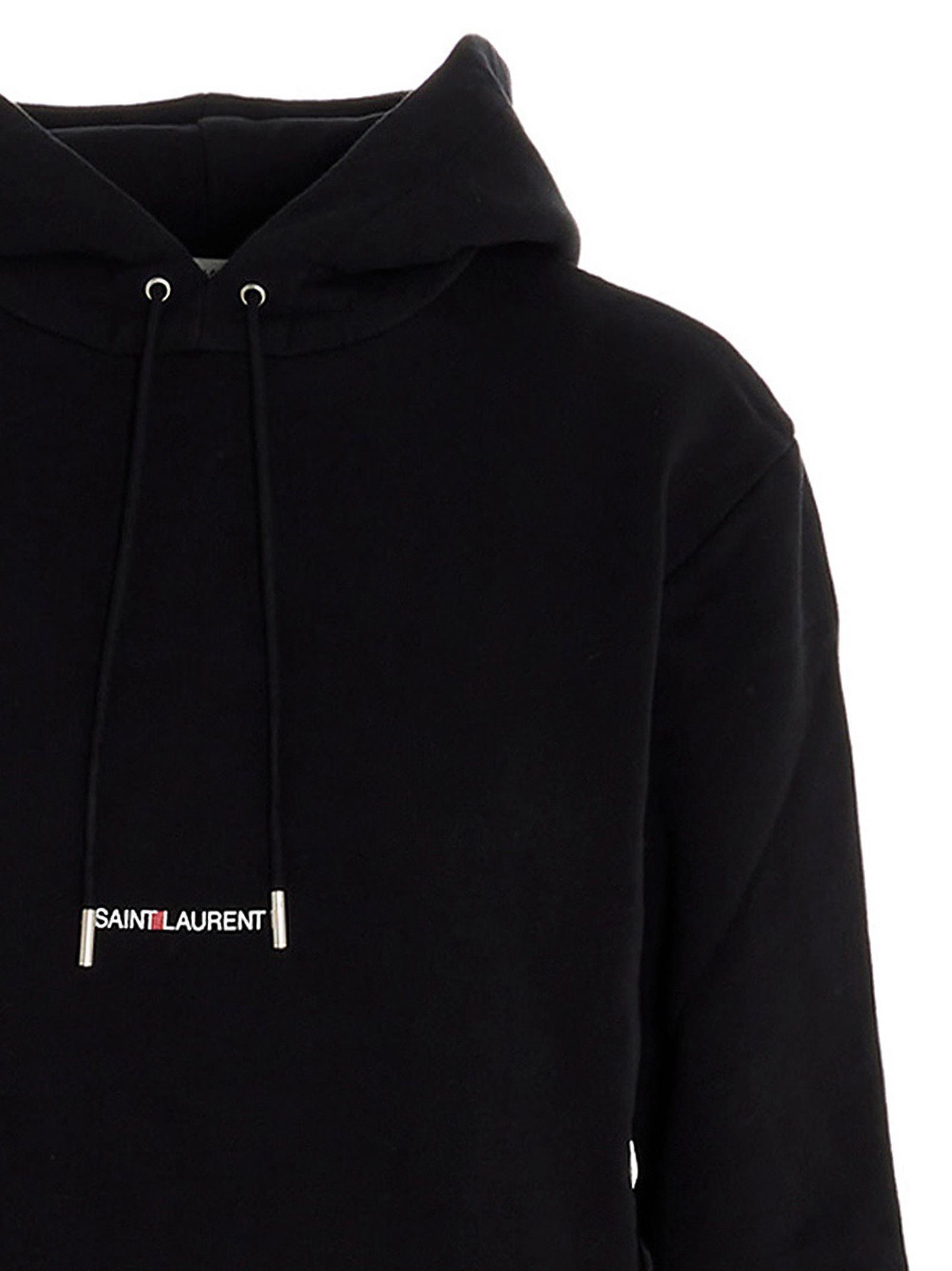 Saint Laurent Paris Logo Print Hoodie Size M / US 6-8 / IT 42-44 - 3 Thumbnail
