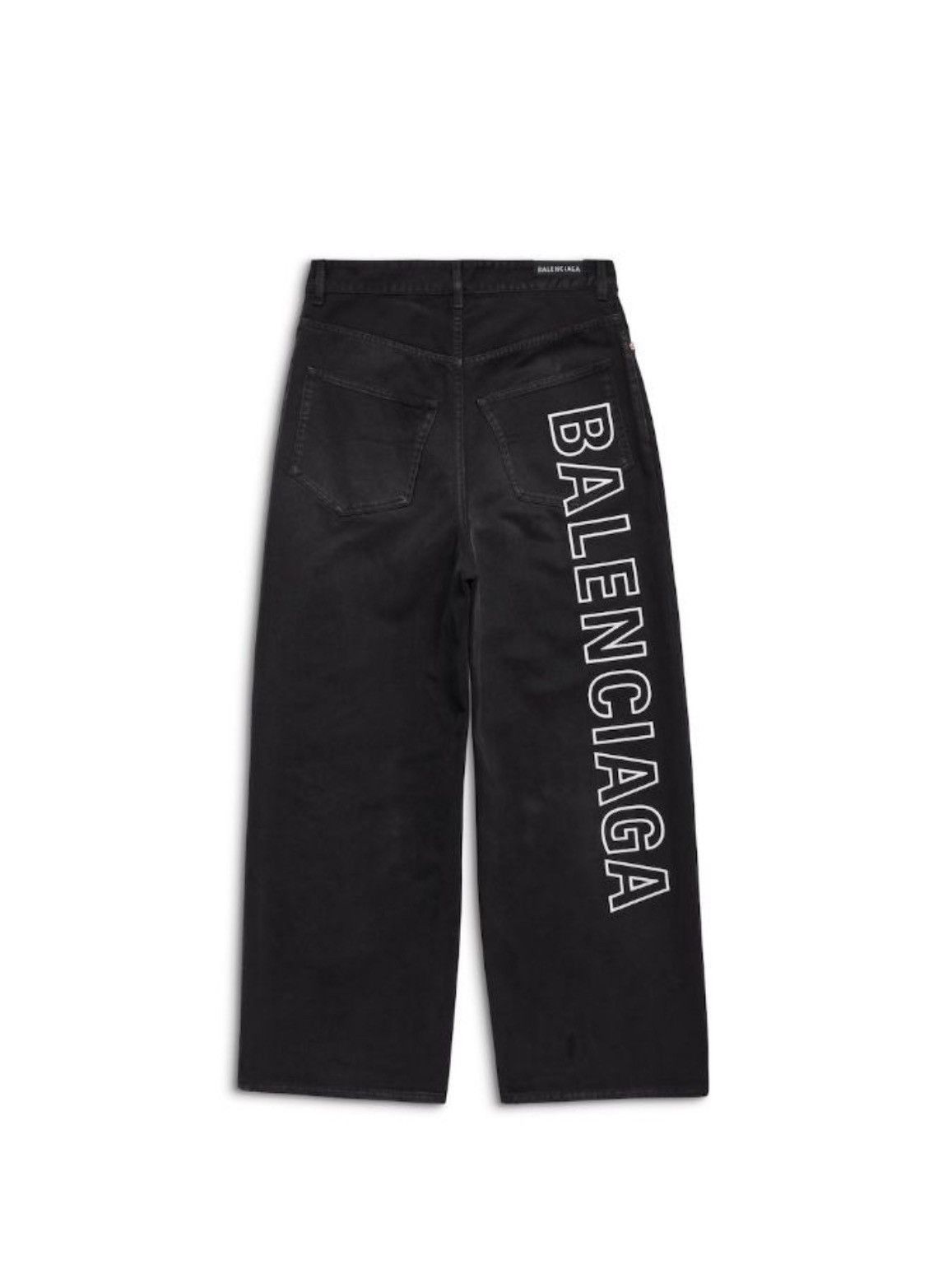 Balenciaga Outline Denim Pants in Black Size US 30 / EU 46 - 2 Thumbnail