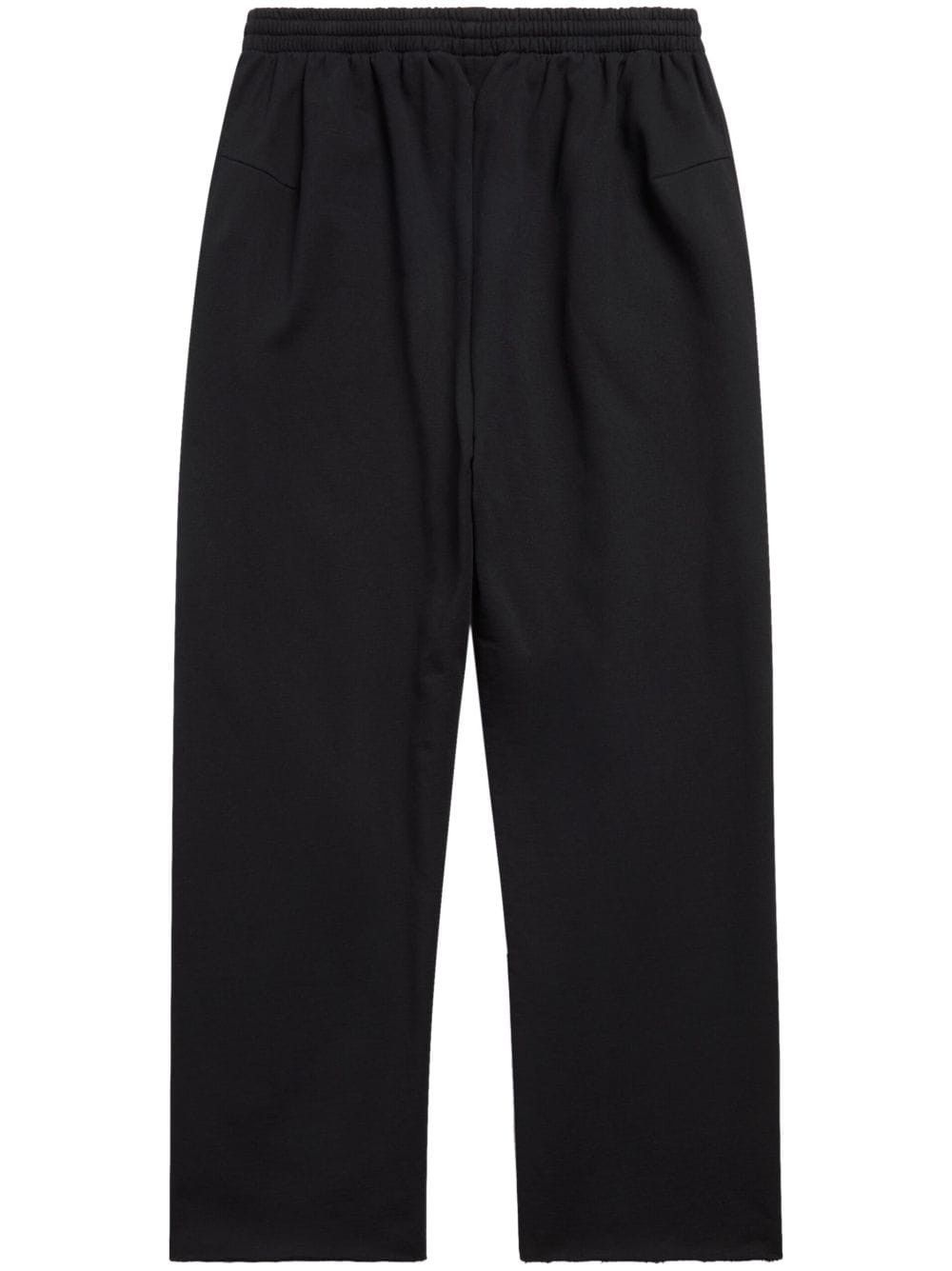 Balenciaga Mirror logo-print cropped sweatpants Size US 29 - 2 Thumbnail