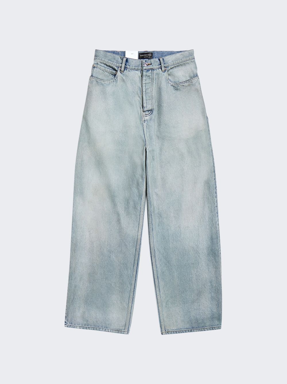 Balenciaga STICKER BAGGY PANTS DIRTY BLUE Size US 34 / EU 50 - 2 Thumbnail
