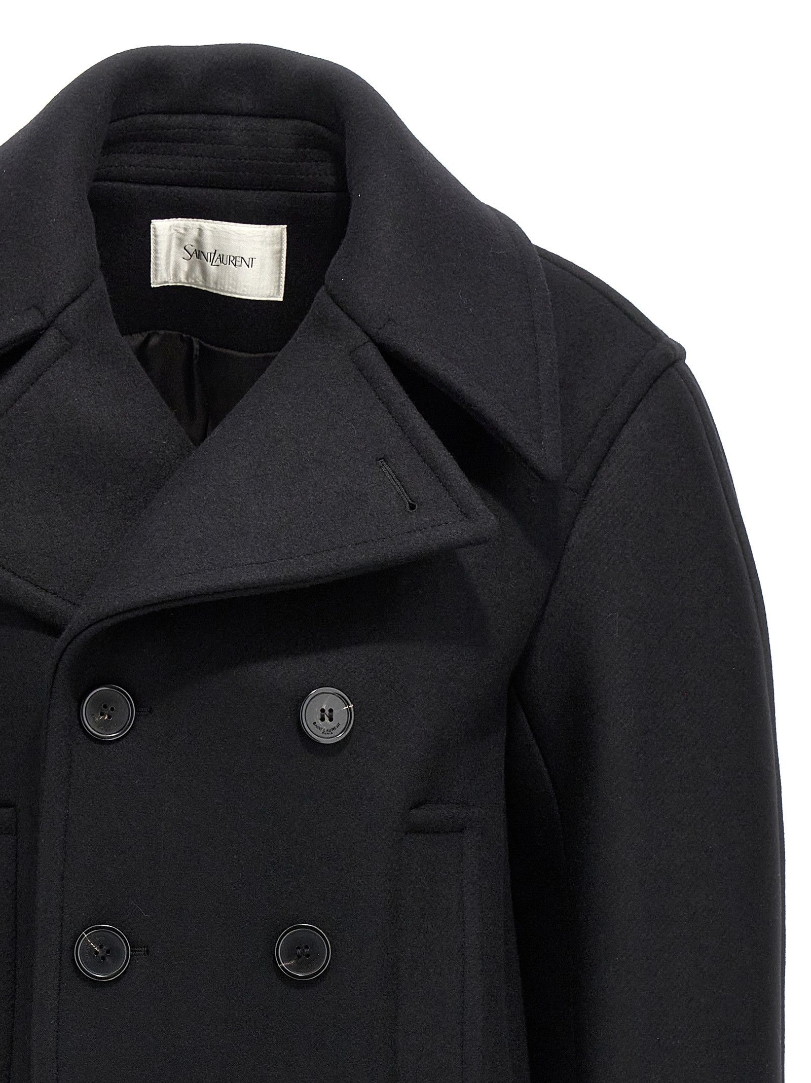 Saint Laurent Paris Oversized Caban Coat Size M / US 6-8 / IT 42-44 - 3 Thumbnail