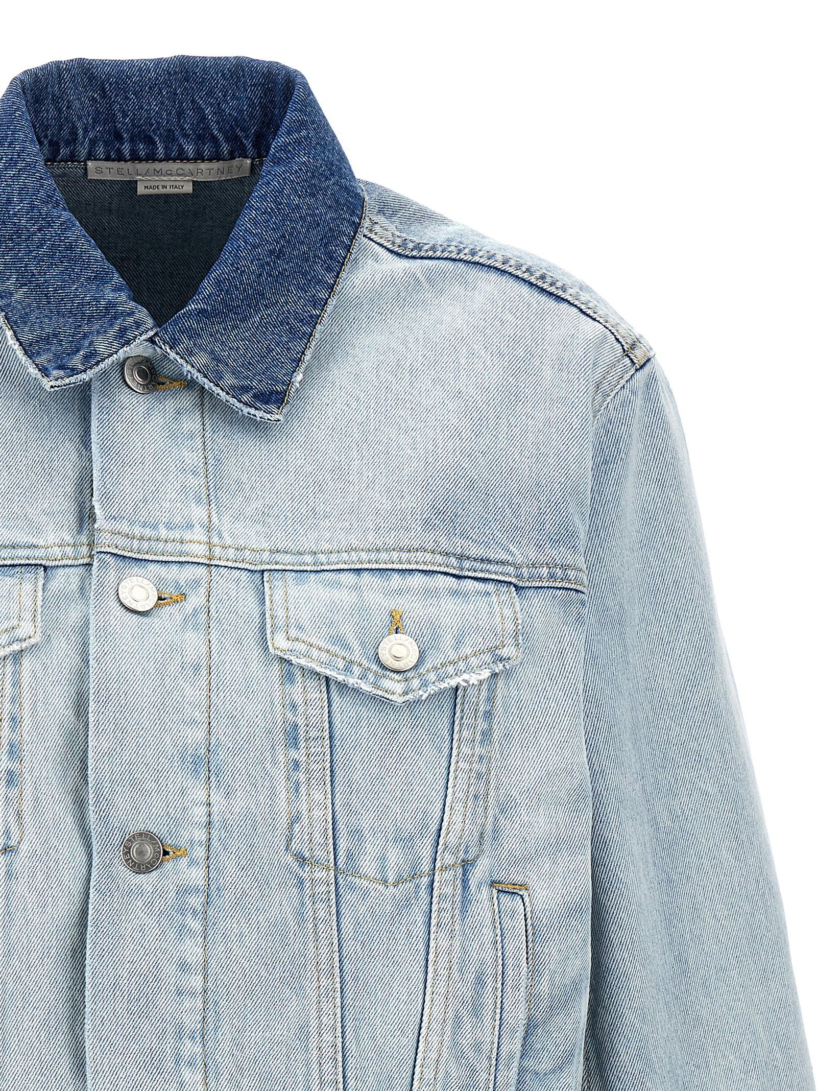 Stella McCartney Layered Denim Jacket Size S / US 4 / IT 40 - 3 Thumbnail