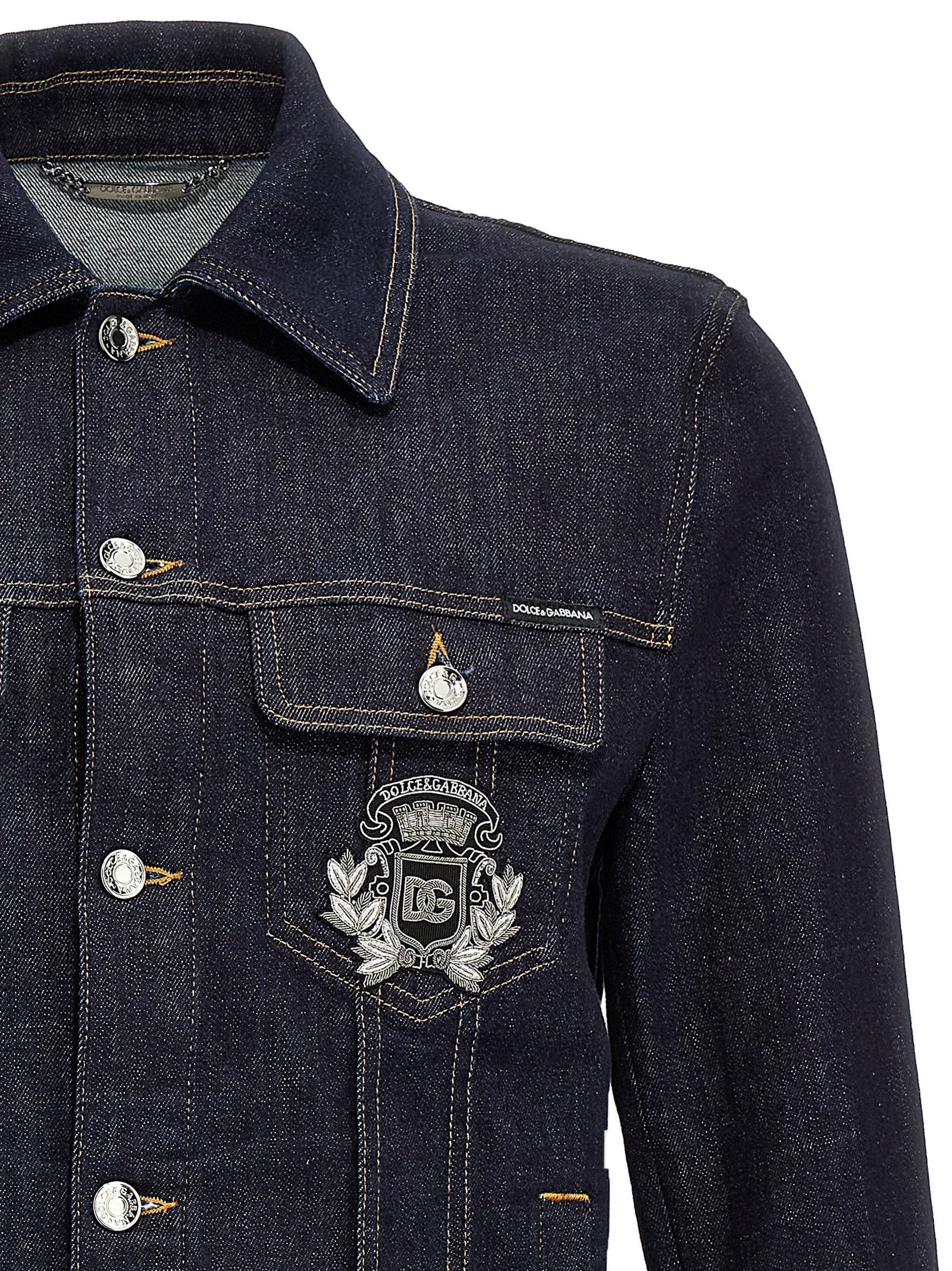 Dolce & Gabbana Logo Denim Jacket Size US M / EU 48-50 / 2 - 3 Thumbnail