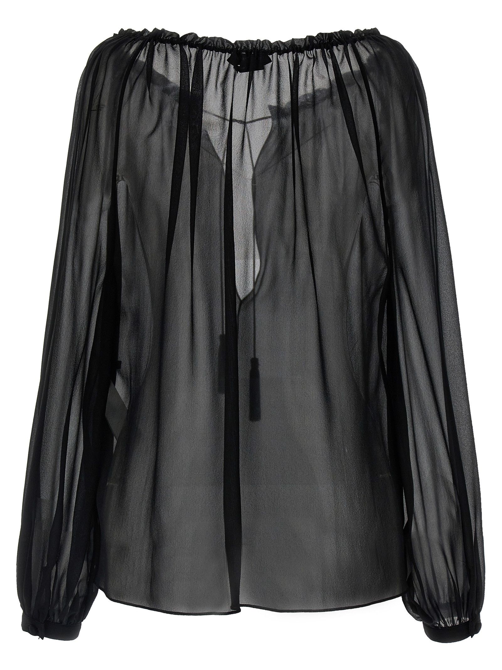 Tom Ford Silk Blouse Size XS / US 0-2 / IT 36-38 - 2 Thumbnail