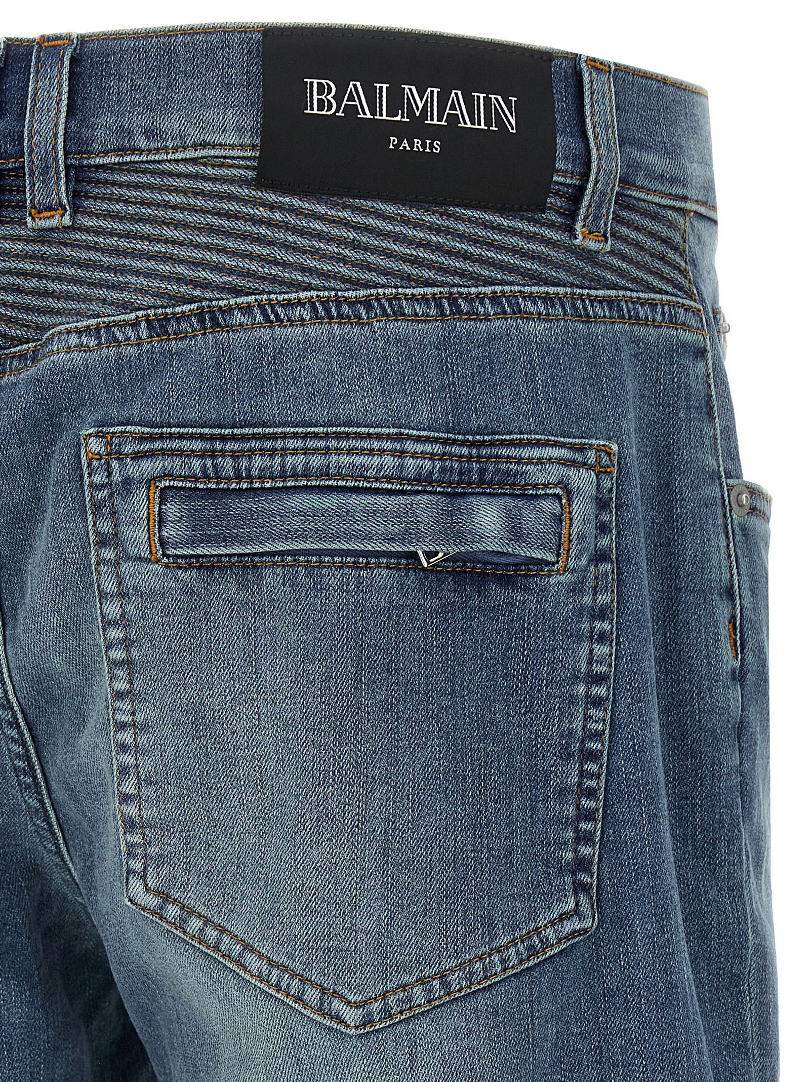 Balmain 'Biker' Jeans Size US 34 / EU 50 - 4 Thumbnail