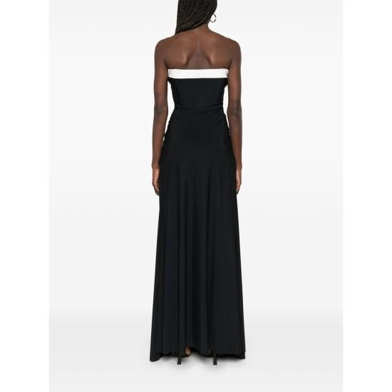 Chiara Boni CHIARA BONI Women Dresses TOKUMY BIC LON 37 BLACK Size M / US 6-8 / IT 42-44 - 3 Thumbnail
