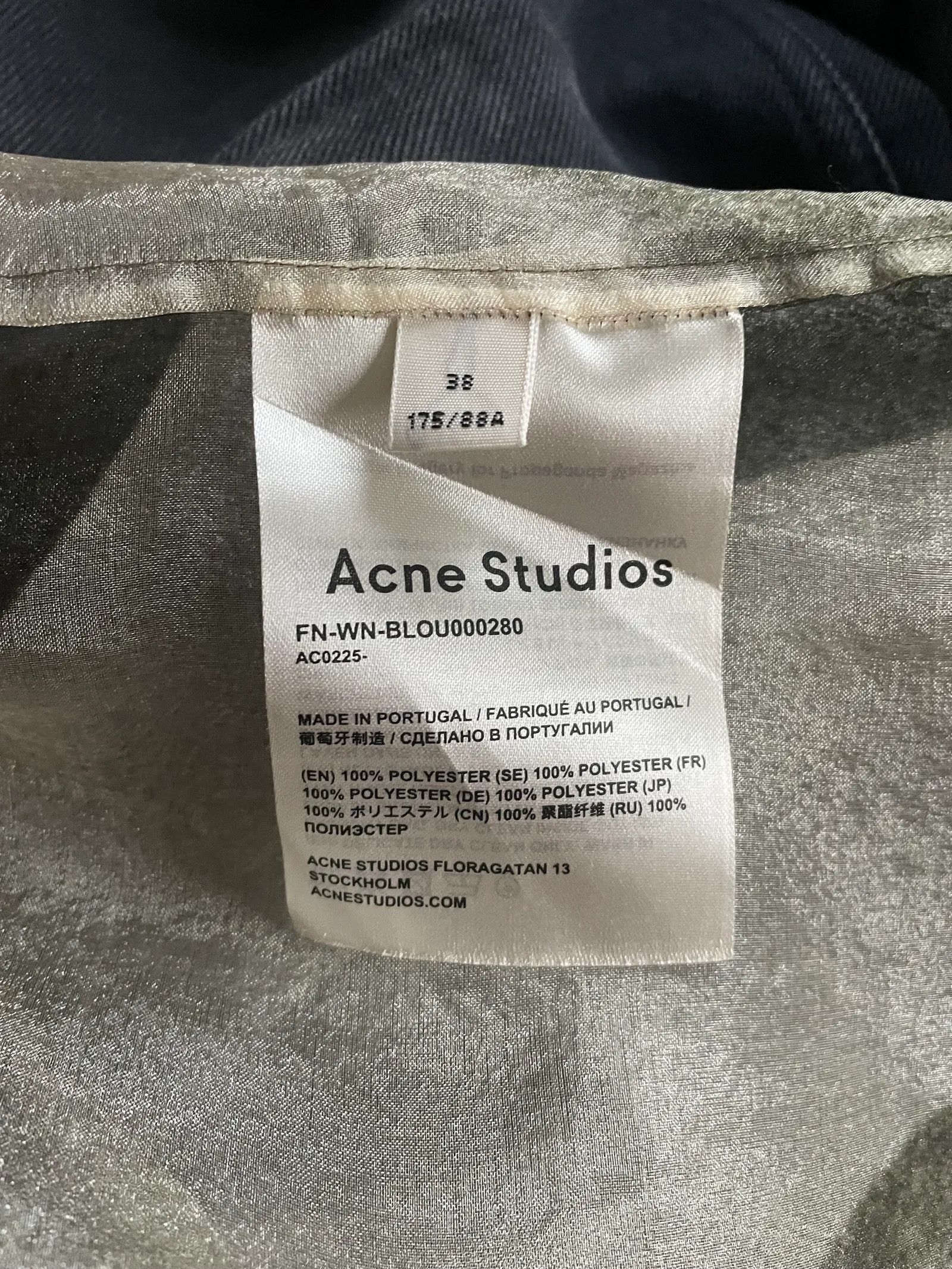Acne Studios Acne Studios Shirt Size S / US 4 / IT 40 - 3 Thumbnail
