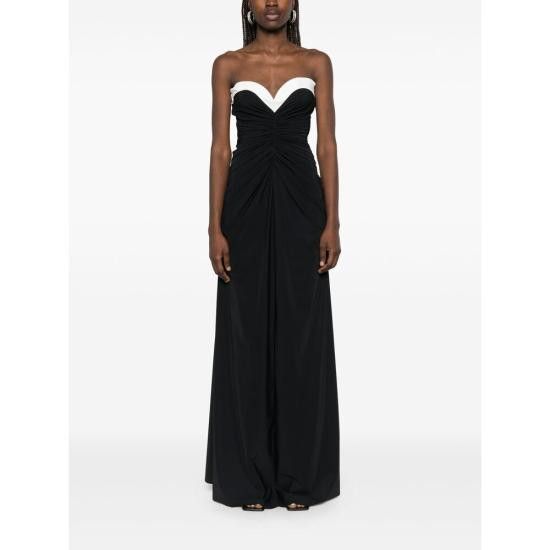 Chiara Boni CHIARA BONI Women Dresses TOKUMY BIC LON 37 BLACK Size M / US 6-8 / IT 42-44 - 5 Thumbnail