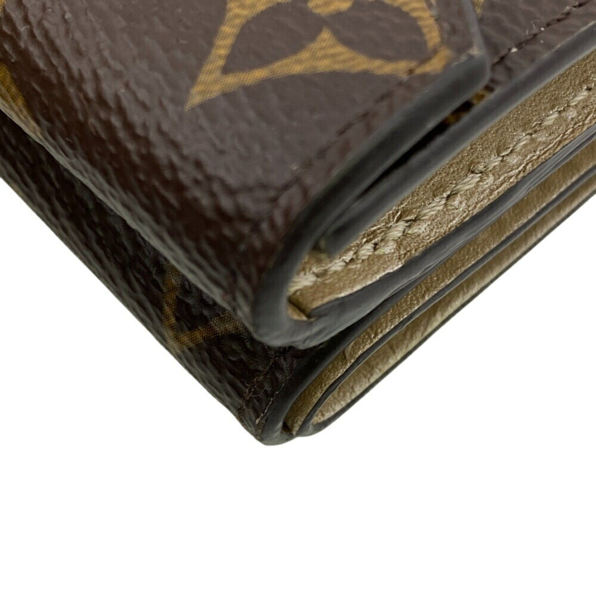 Louis Vuitton Louis Vuitton Wallet M81667 Celeste Portefeuille Monogram Tri-fold Brown Women's Size ONE SIZE - 6 Thumbnail