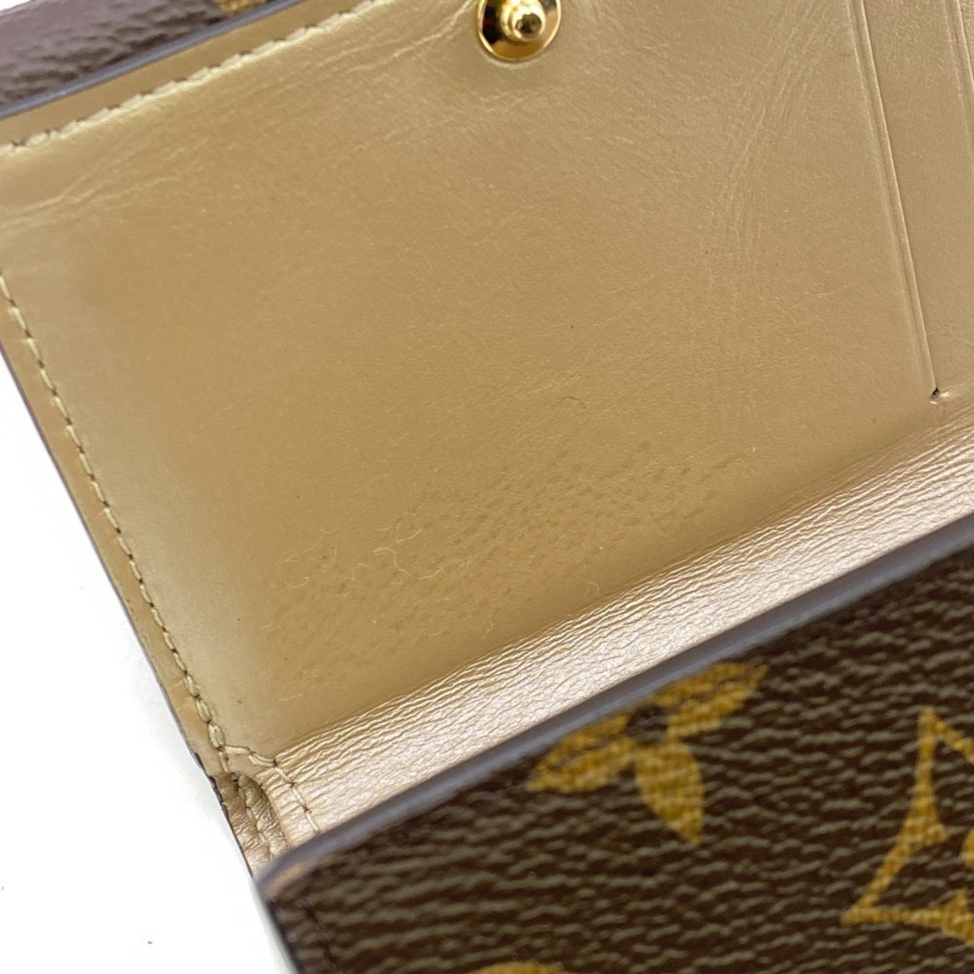 Louis Vuitton Louis Vuitton Wallet M81667 Celeste Portefeuille Monogram Tri-fold Brown Women's Size ONE SIZE - 12 Thumbnail