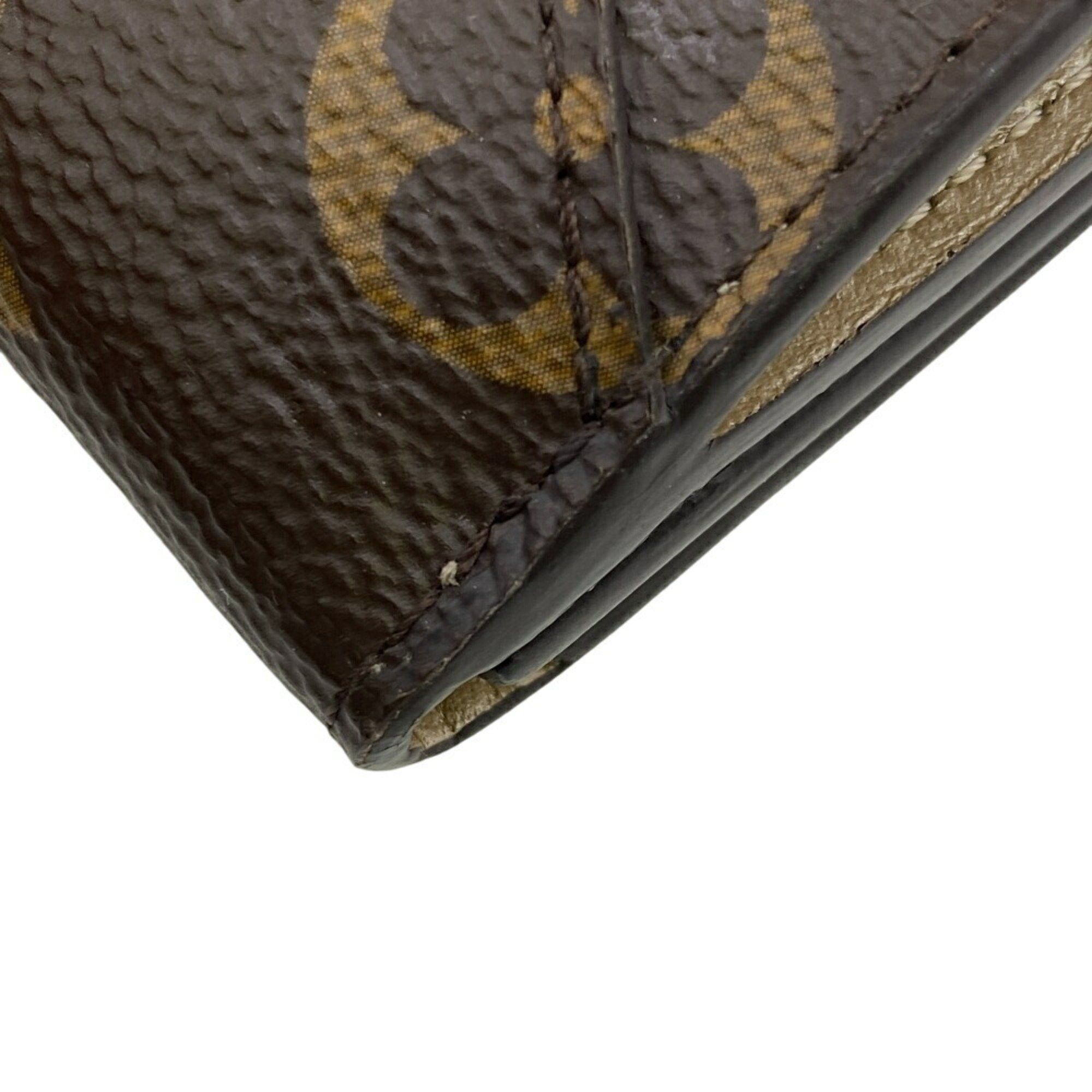Louis Vuitton Louis Vuitton Wallet M81667 Celeste Portefeuille Monogram Tri-fold Brown Women's Size ONE SIZE - 4 Thumbnail