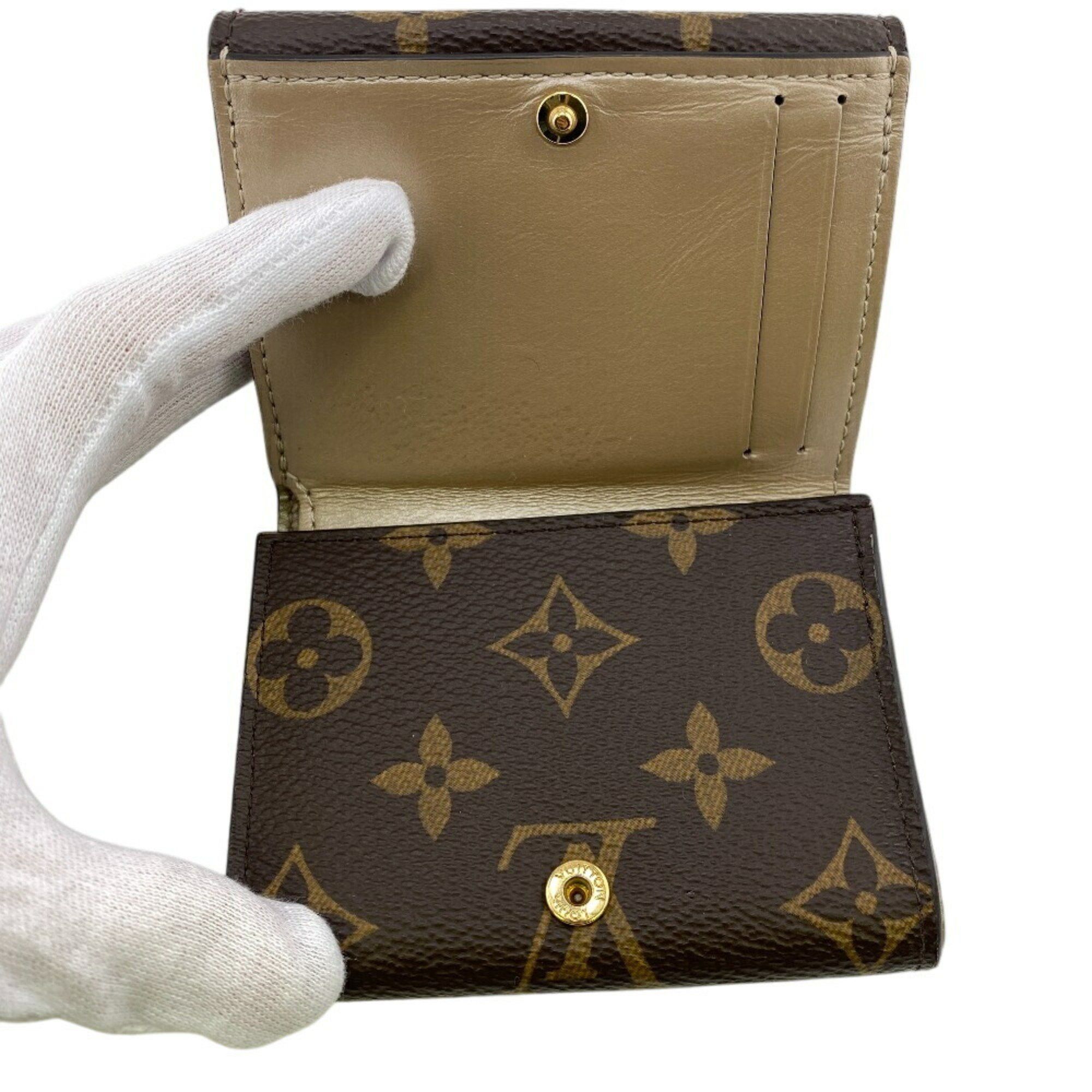 Louis Vuitton Louis Vuitton Wallet M81667 Celeste Portefeuille Monogram Tri-fold Brown Women's Size ONE SIZE - 9 Thumbnail