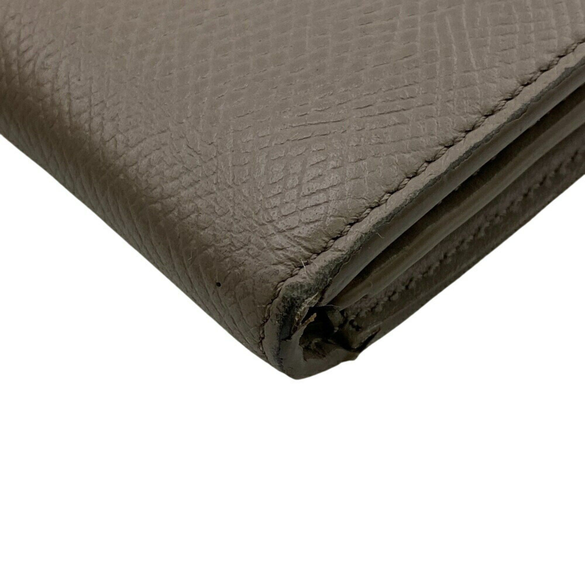 Celine CELINE Medium Strap Bi-fold Wallet Beige Women's Size ONE SIZE - 4 Thumbnail