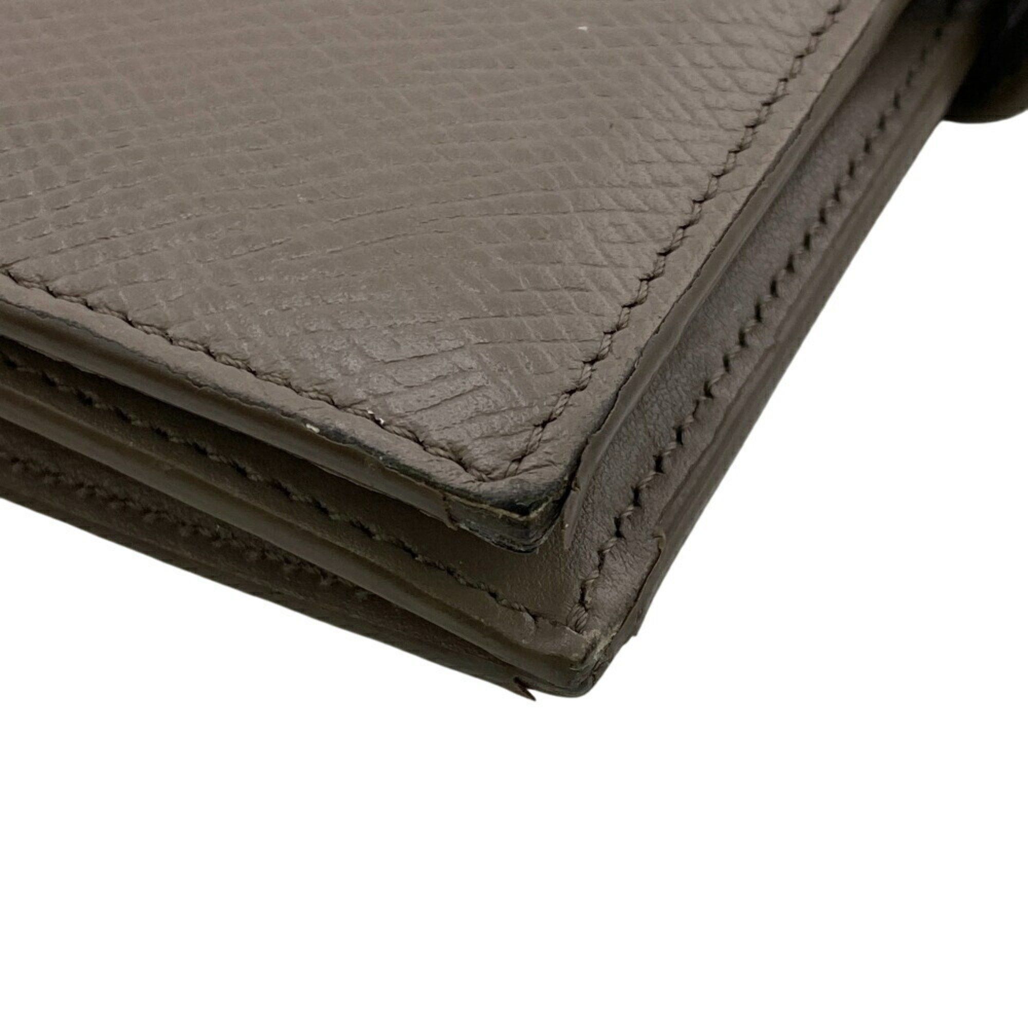 Celine CELINE Medium Strap Bi-fold Wallet Beige Women's Size ONE SIZE - 3 Thumbnail