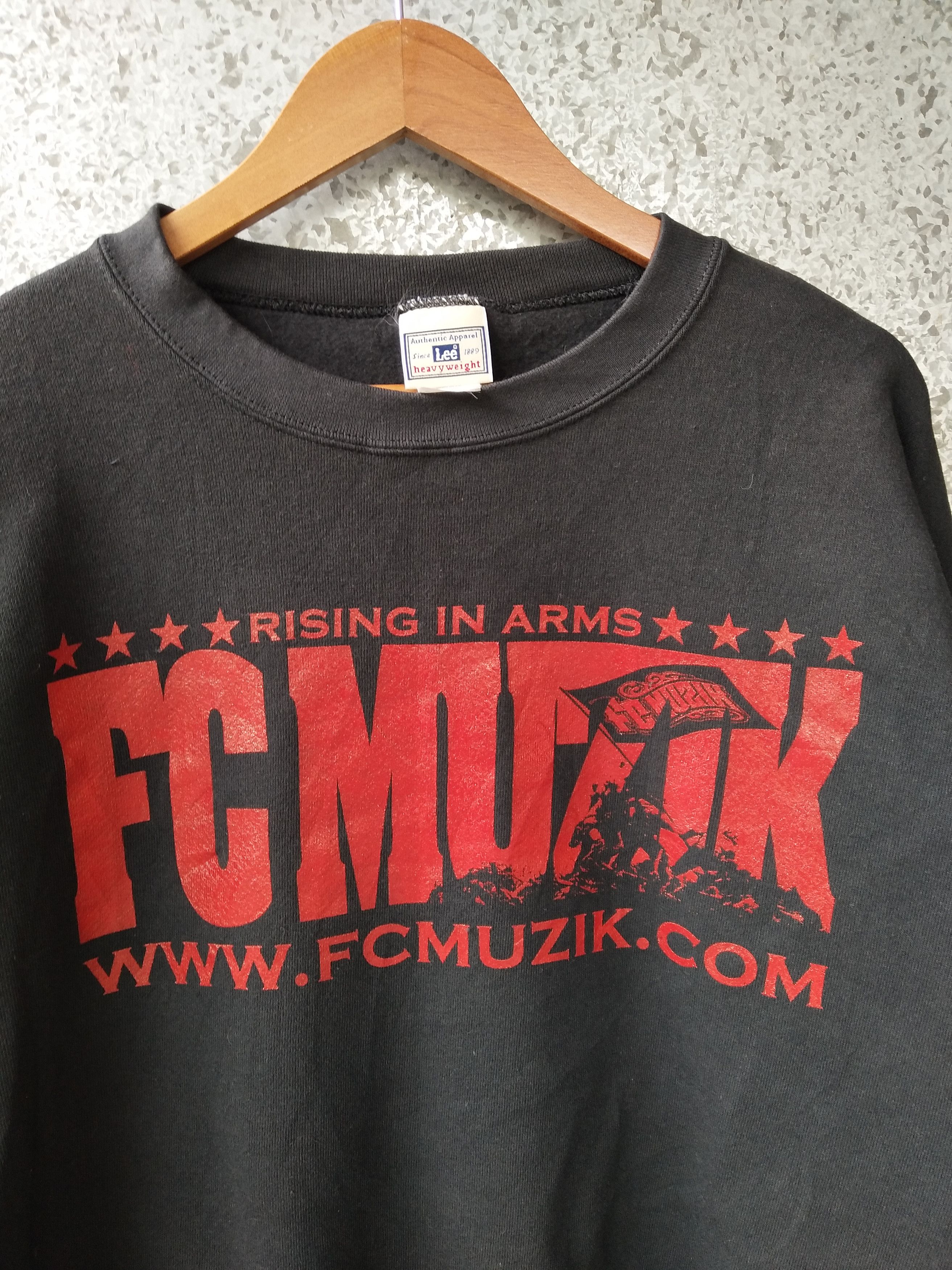 Vintage Vintage Lee X Fc Muzik sweatshirt Size US XXL / EU 58 / 5 - 2 Thumbnail