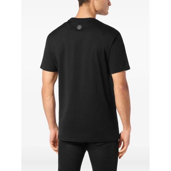 Philipp Plein PHILIPP PLEIN Men T-Shirts MTK8261 PJY002N 02 BLACK Size US L / EU 52-54 / 3 - 2 Thumbnail