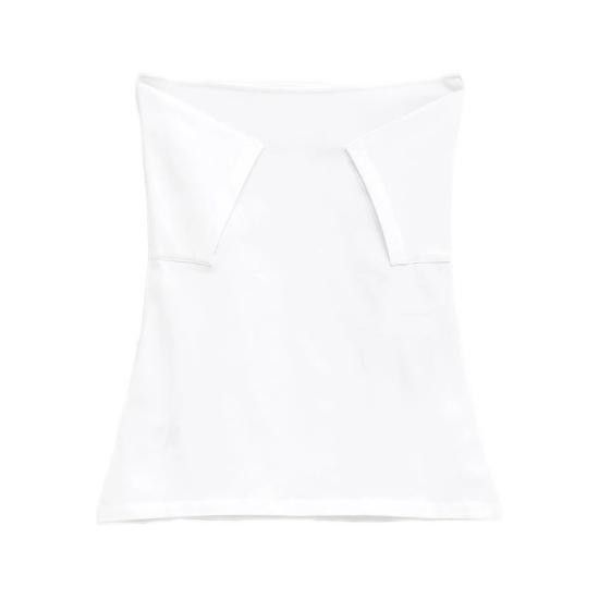 Paloma Wool PALOMA WOOL Women Tops UD6005 FOLDED CRE WHITE Size M / US 6-8 / IT 42-44 - 2 Thumbnail