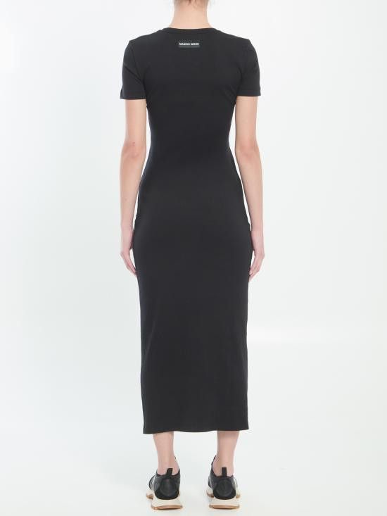 Marine Serre MARINE SERRE Women Mid Skirts WDR057A BLACK Size S / US 4 / IT 40 - 4 Thumbnail