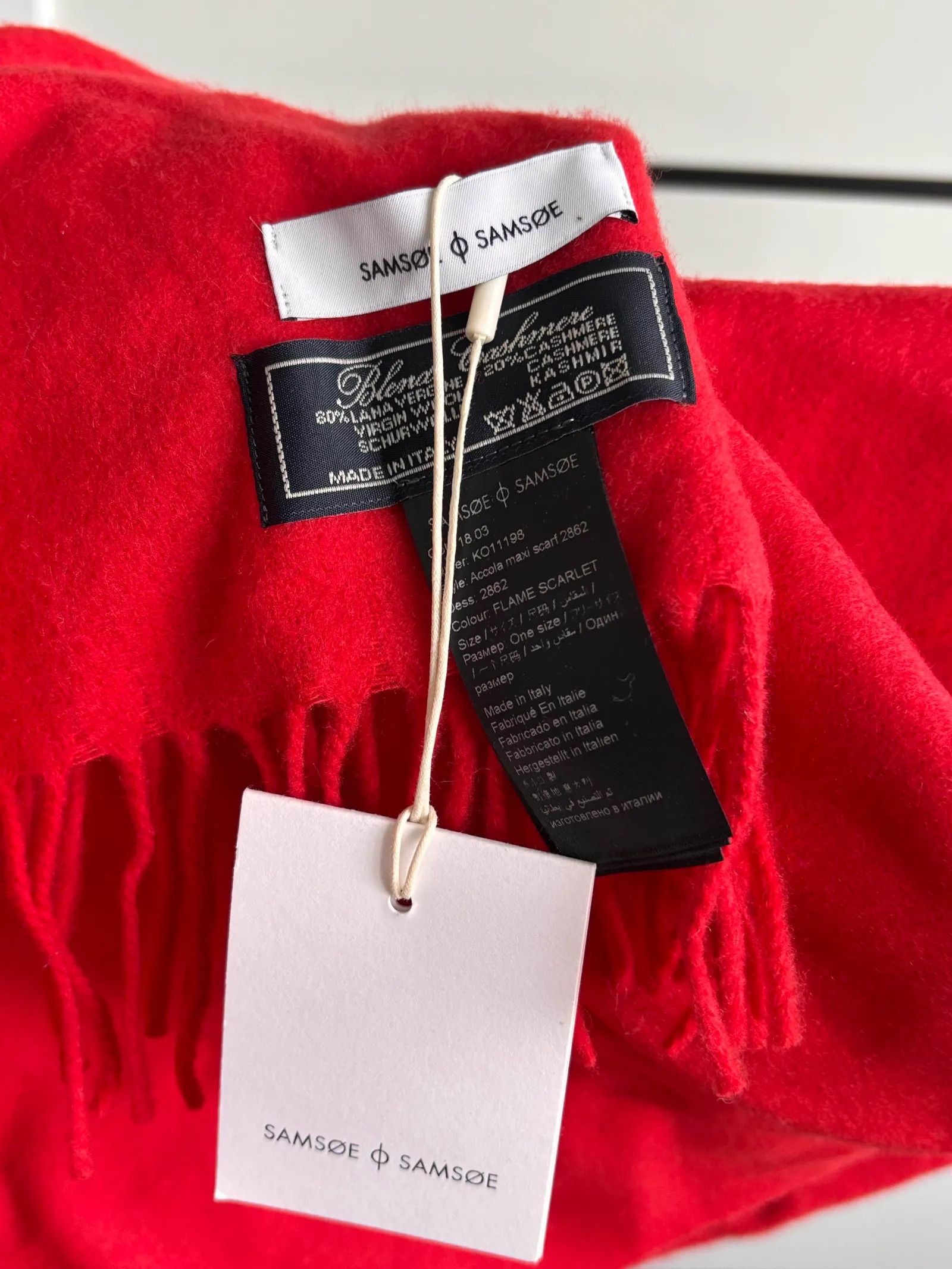 Samsoe Samsoe Samsoe & Samsoe Accola Maxi scarf Scarf Size ONE SIZE - 2 Thumbnail