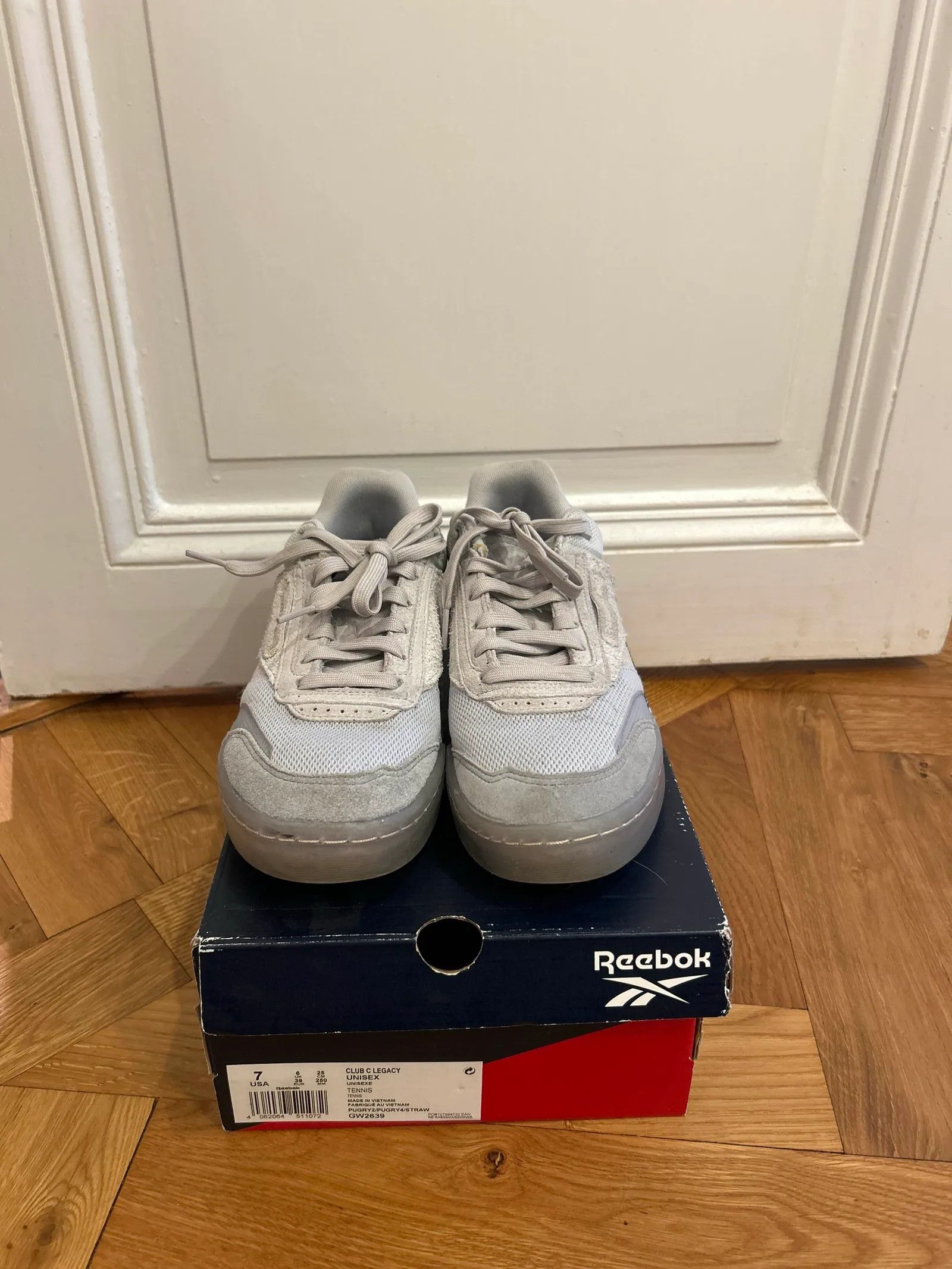 Reebok Reebok Reebok X Pleasures Club C Legacy "Grey" Sneakers Size US 9 / IT 39 - 2 Thumbnail