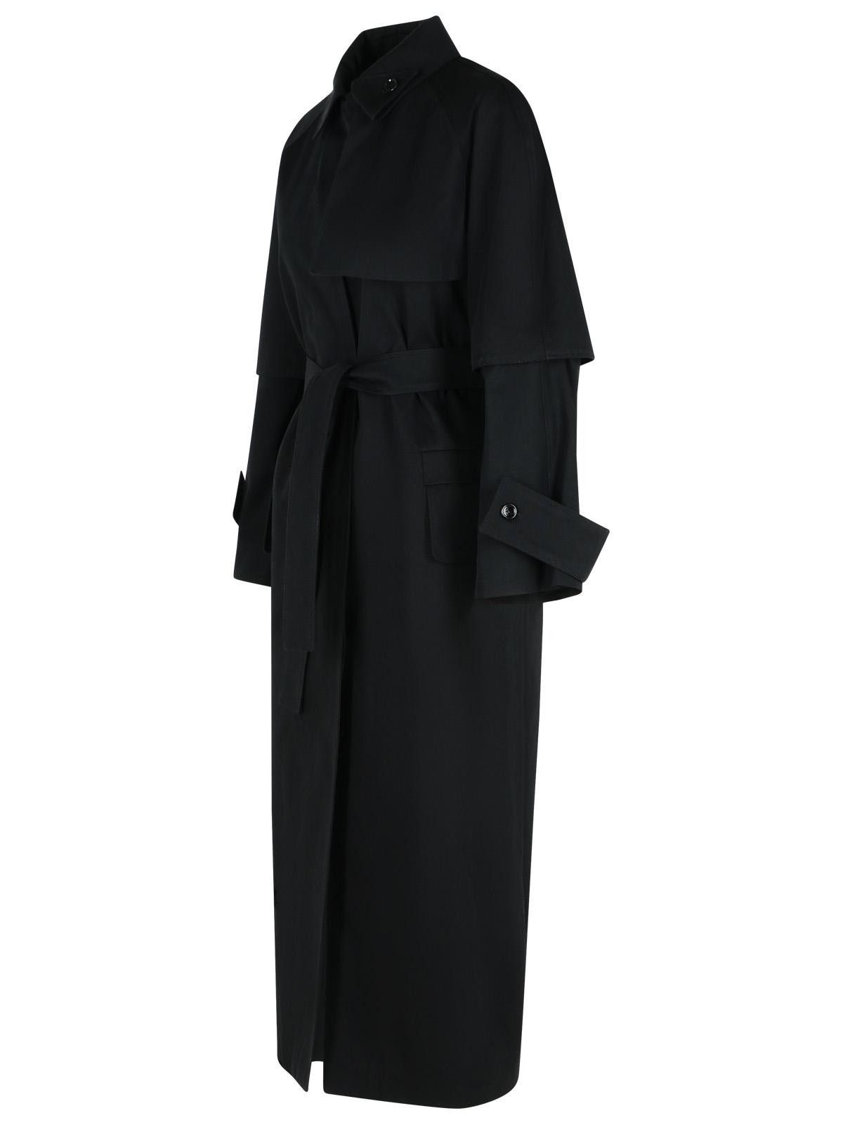 Max Mara MAX MARA 'Agamia' Black Cotton Raincoat Size S / US 4 / IT 40 - 2 Thumbnail